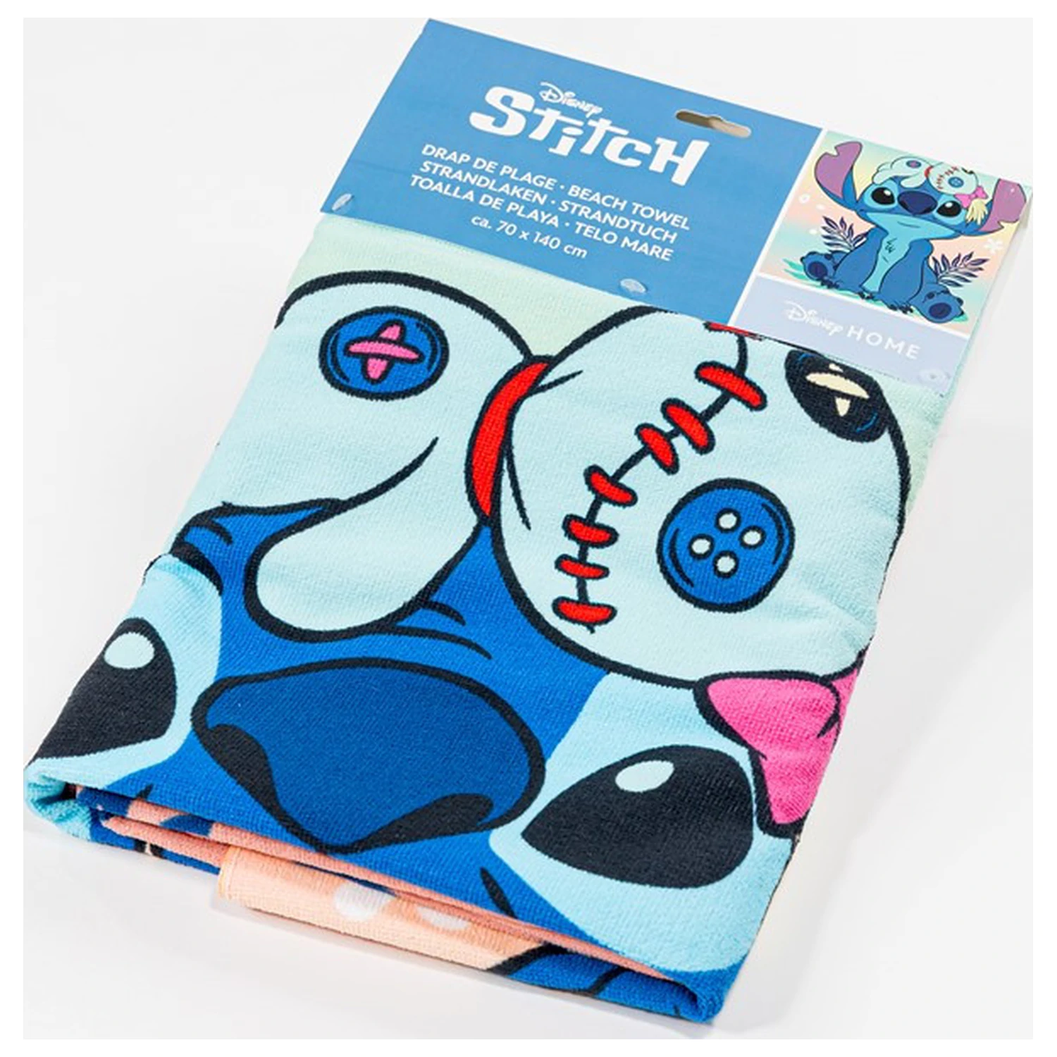 Lilo & Stitch Flower Island Handtuch 70x140cm Produktfoto