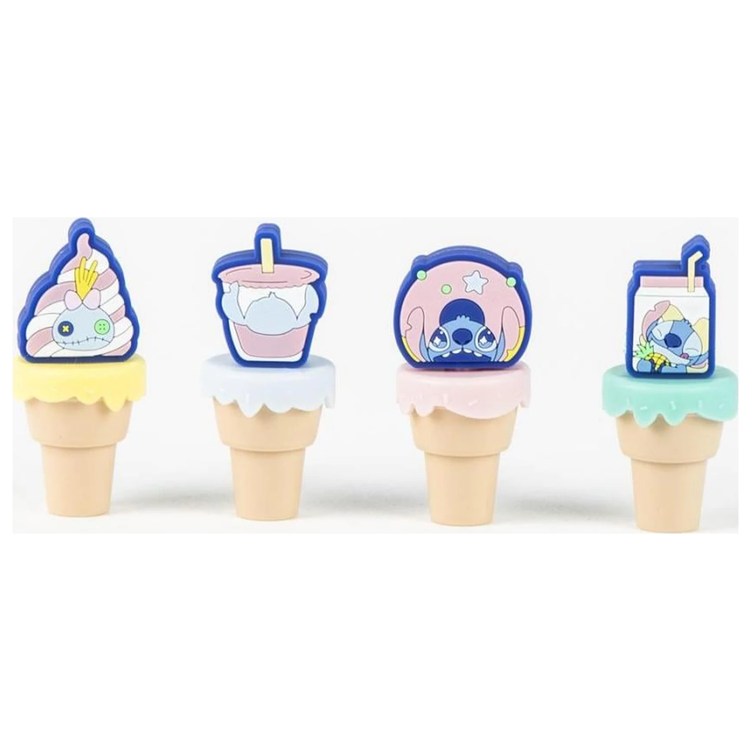Stitch Packung mit 4 mini Textmarkern Food Produktfoto