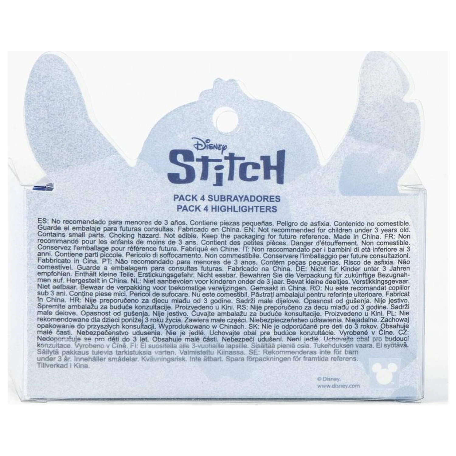 Stitch Packung mit 4 mini Textmarkern Food Produktfoto