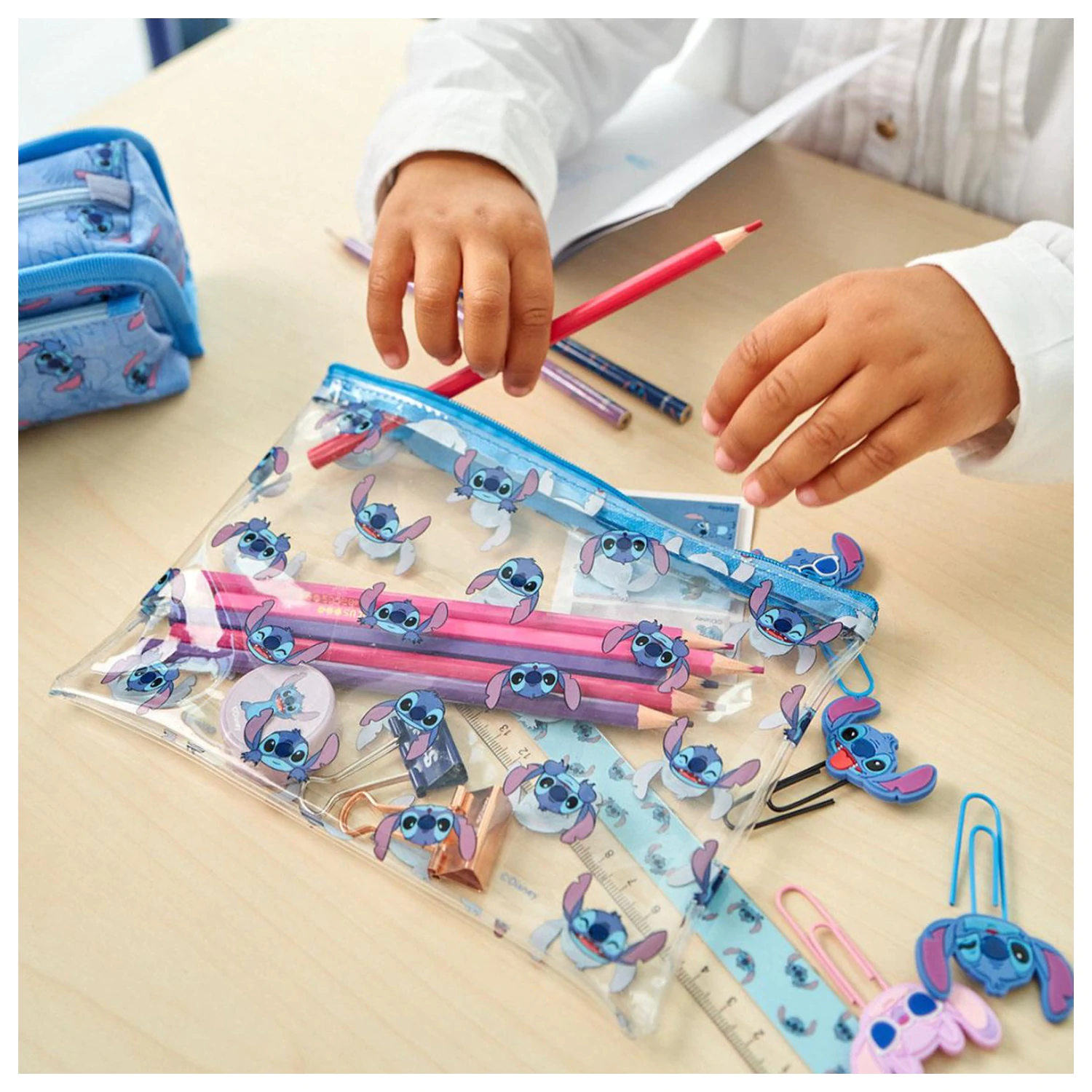 Lilo and Stitch Brillen Büroklammer 4-teiliges Set Produktfoto