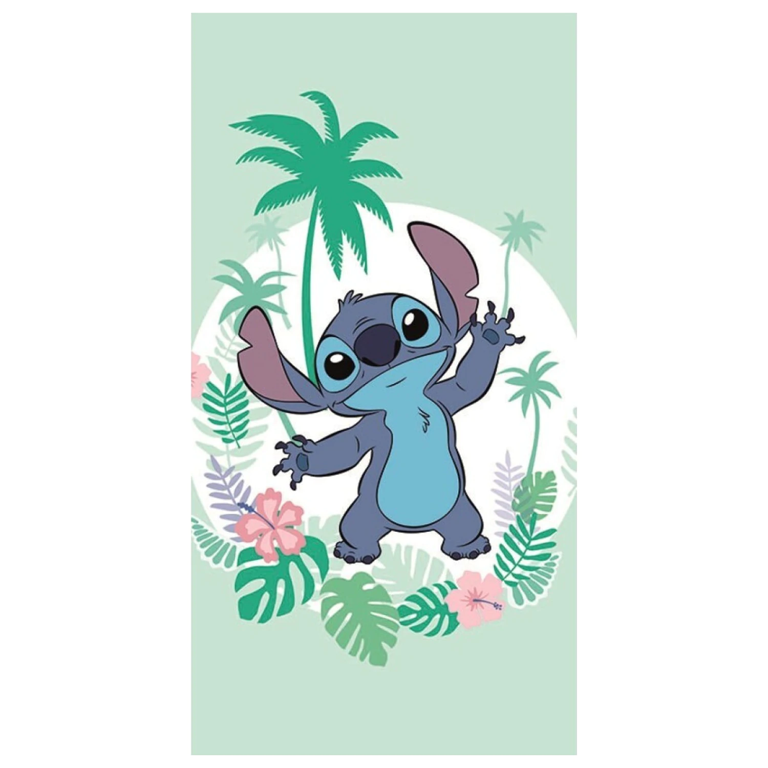 Stitch grün Handtuch Produktfoto