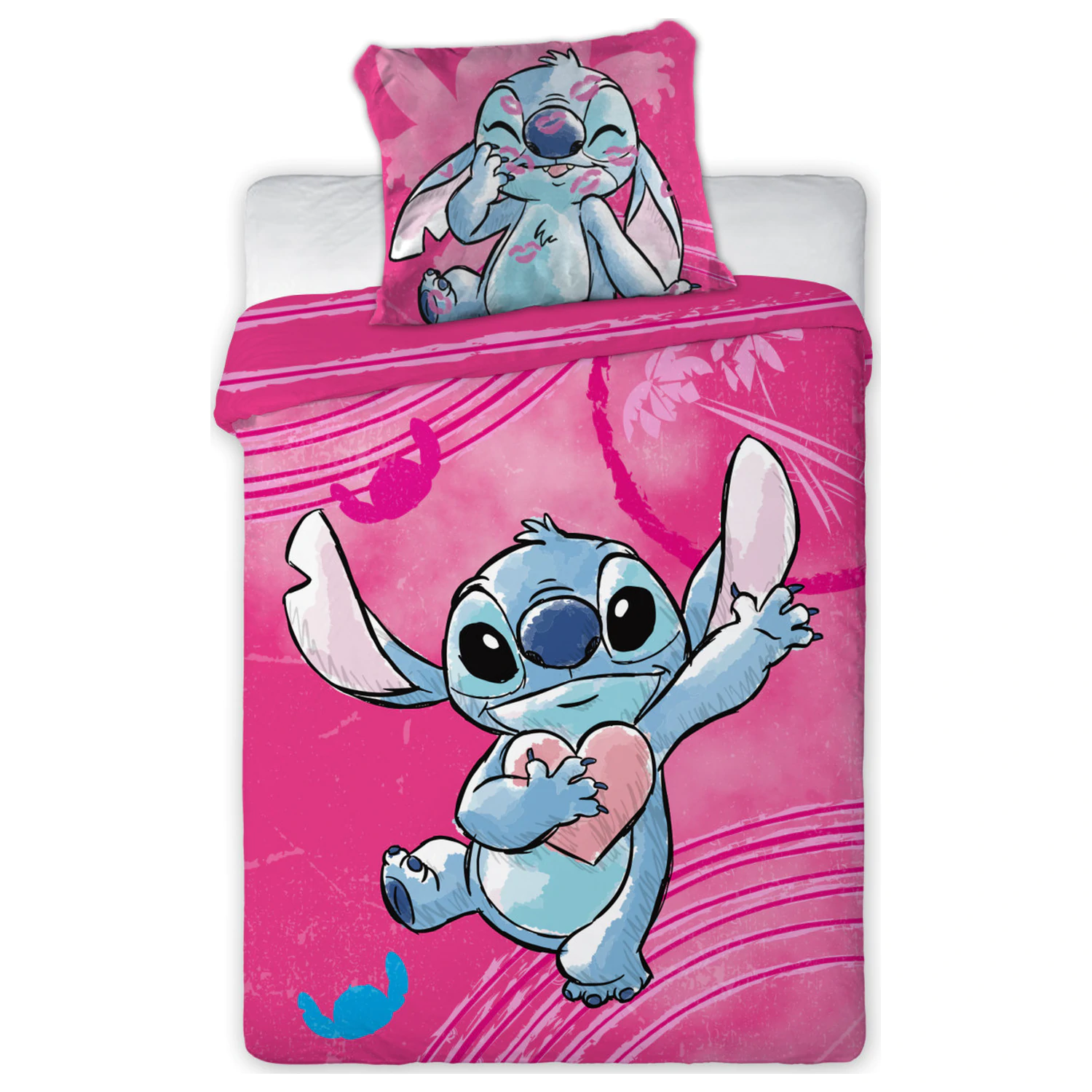Stitch Heartbeat Kleinkind Bettbezug Produktfoto
