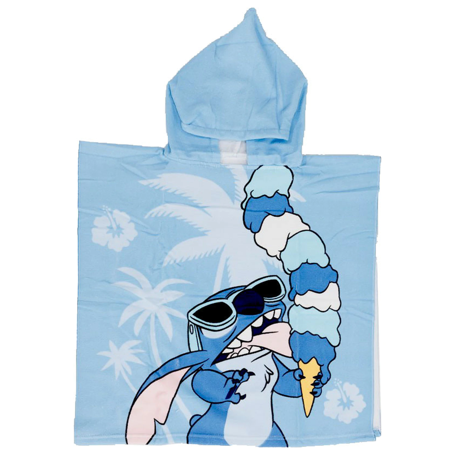 Lilo and Stitch Ice Cream Strandtuch Poncho 55x110 cm Produktfoto