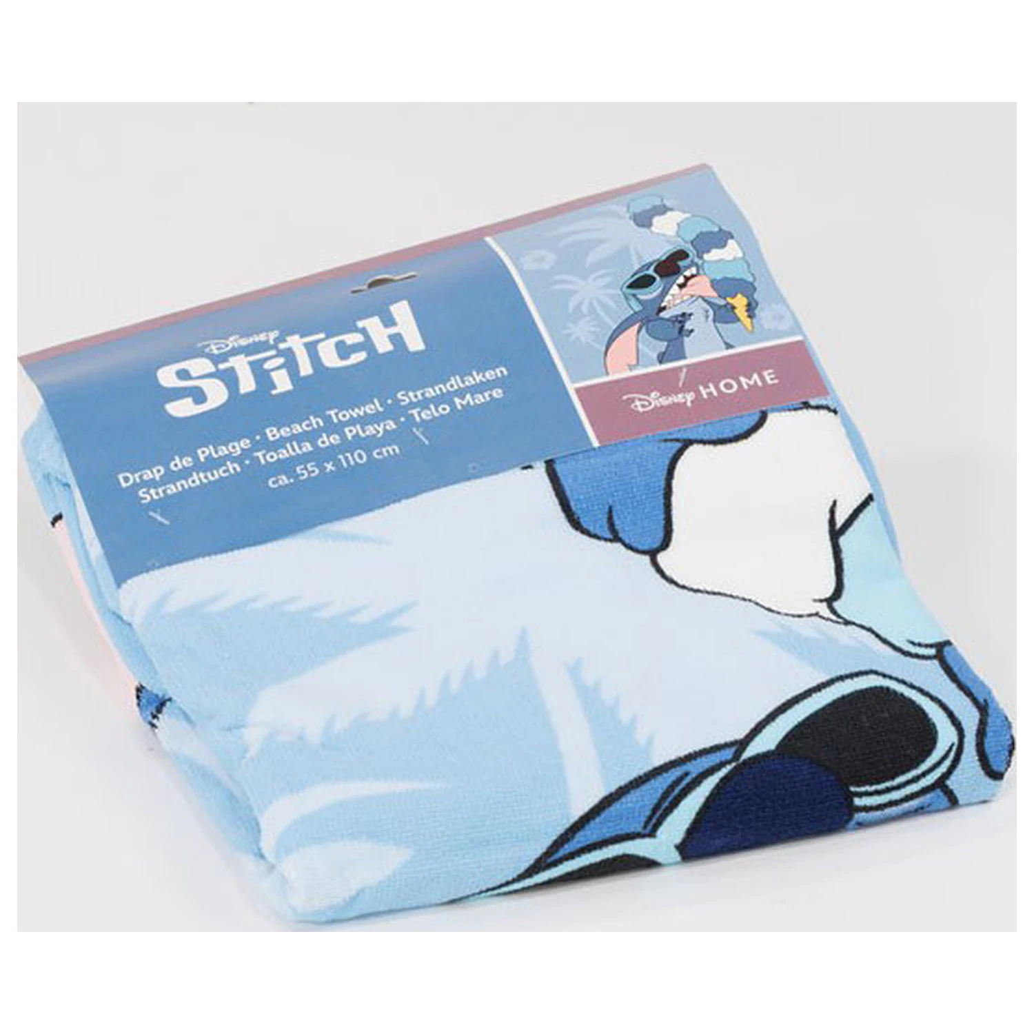 Lilo and Stitch Ice Cream Strandtuch Poncho 55x110 cm Produktfoto