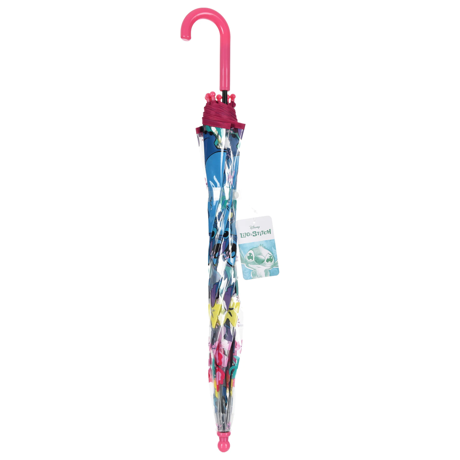 Stitch Island Kinder Transparenter Regenschirm Ø72 cm Produktfoto