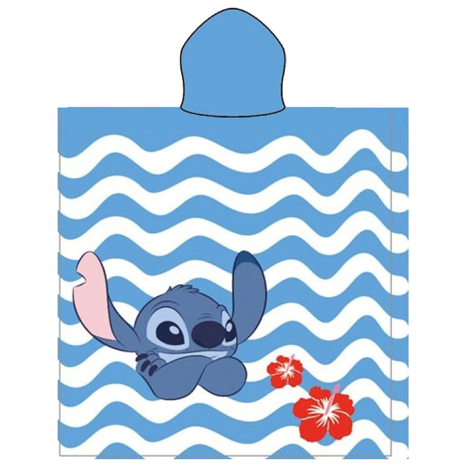 Lilo and Stitch Lazy Lagoon Strandtuch Poncho 55x110 cm Produktfoto
