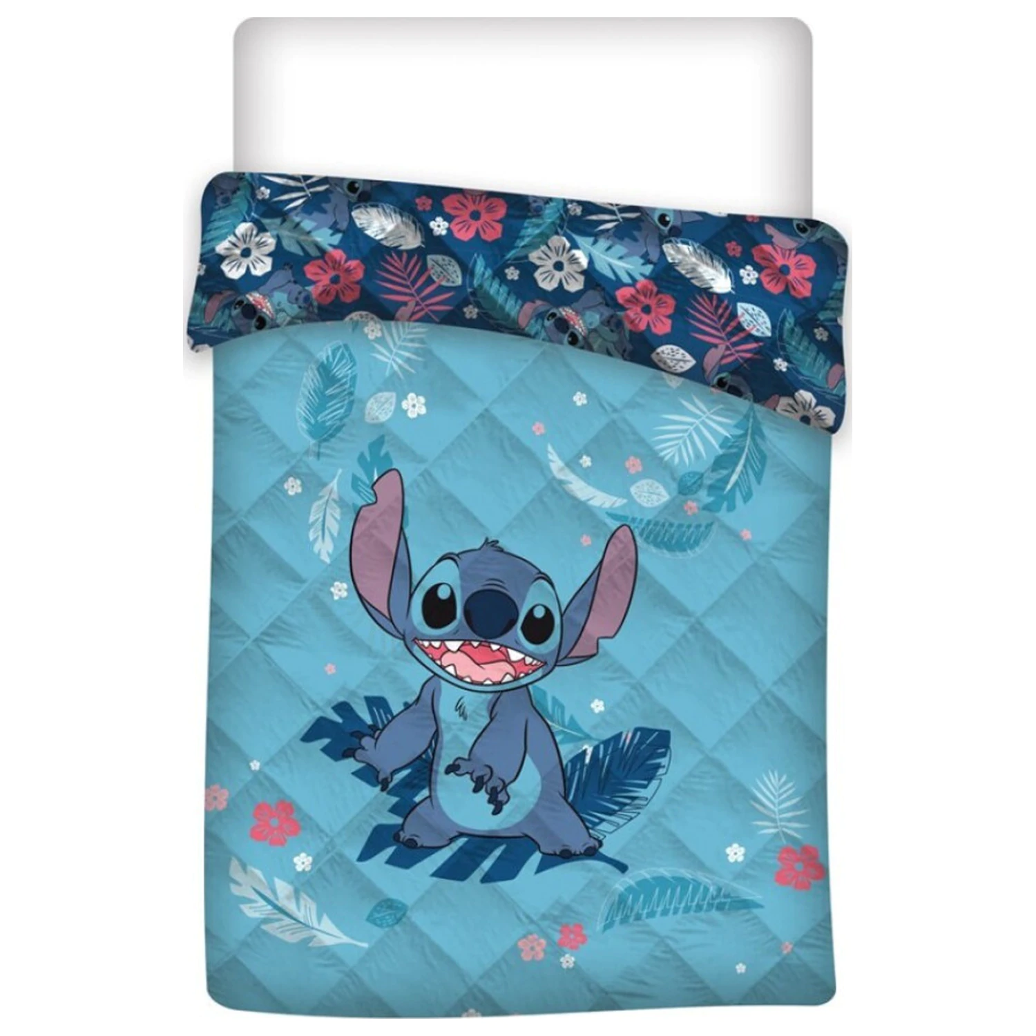 Stitch Leaf gesteppte Tagesdecke, Bettdecke 140x200cm Produktfoto