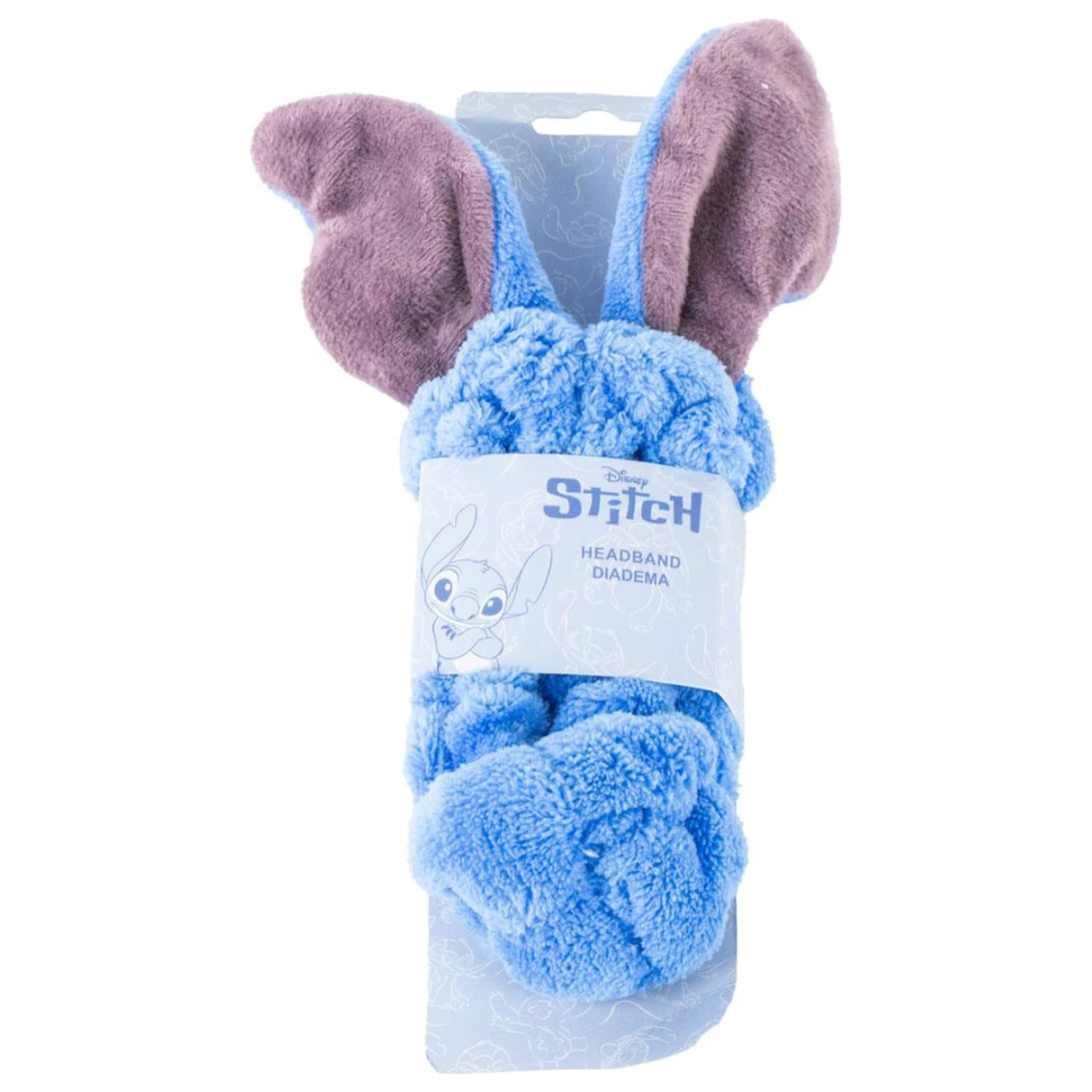 Stitch hellblaues Kosmetik-Stirnband Produktfoto