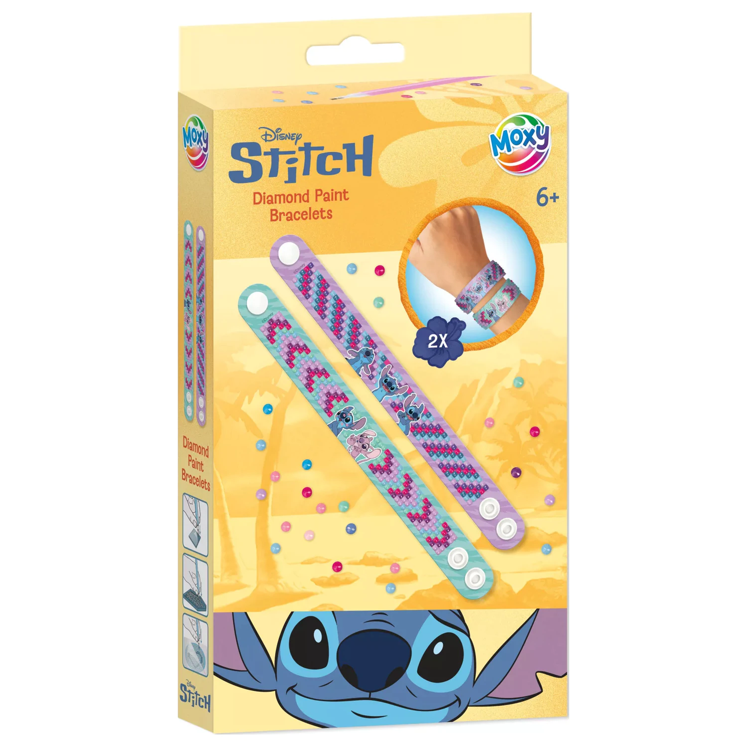 Stitch Moxy diamond dot Armband Set von 2 Produktfoto