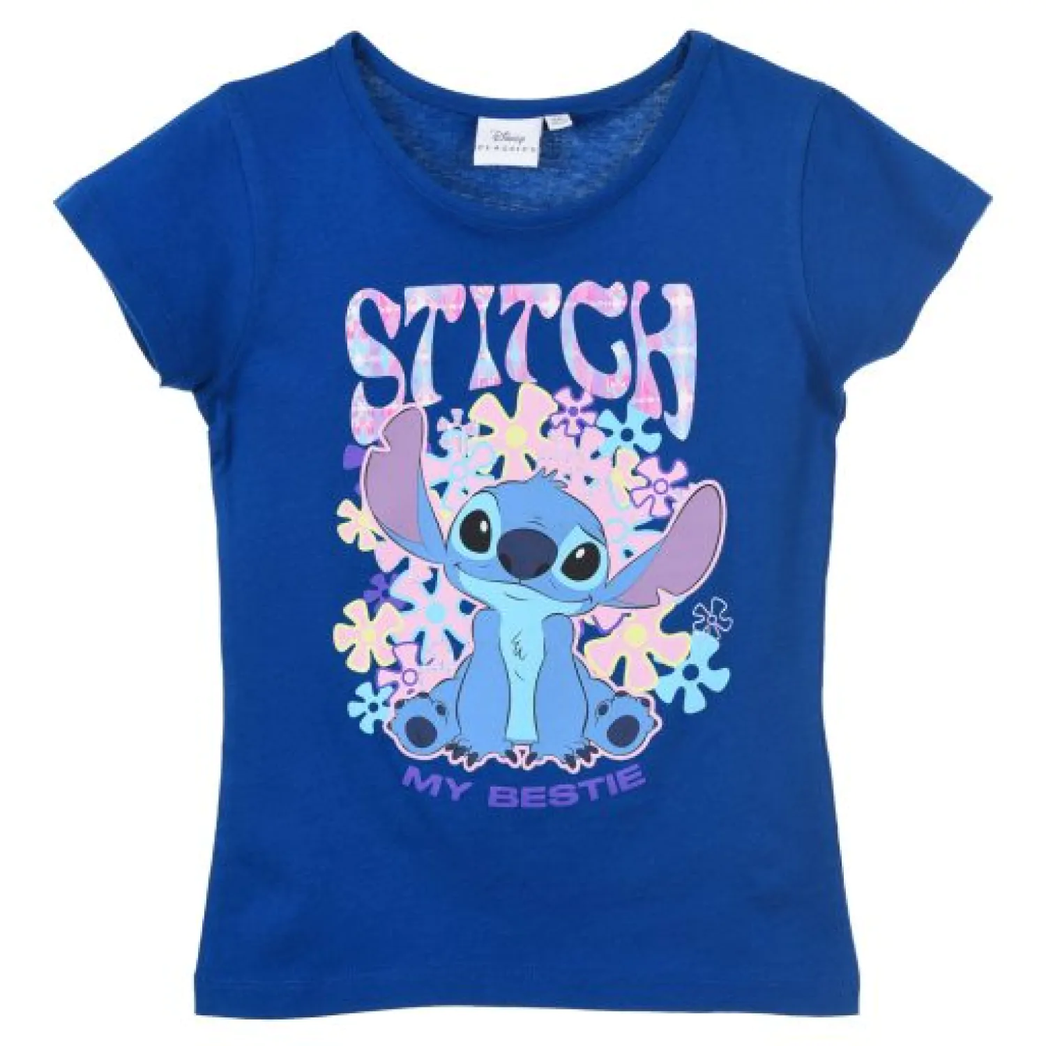 Stitch My Bestie Kinder Kurzarm T-Shirt, Oberteil Produktfoto