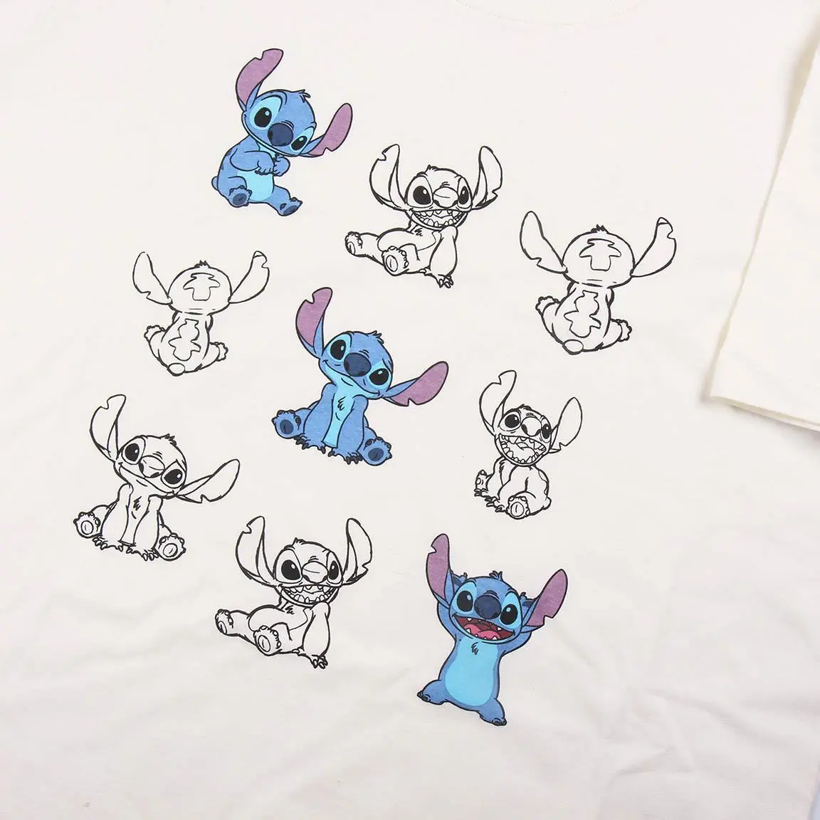 Stitch kurze erwachsene Damen Pyjama Produktfoto