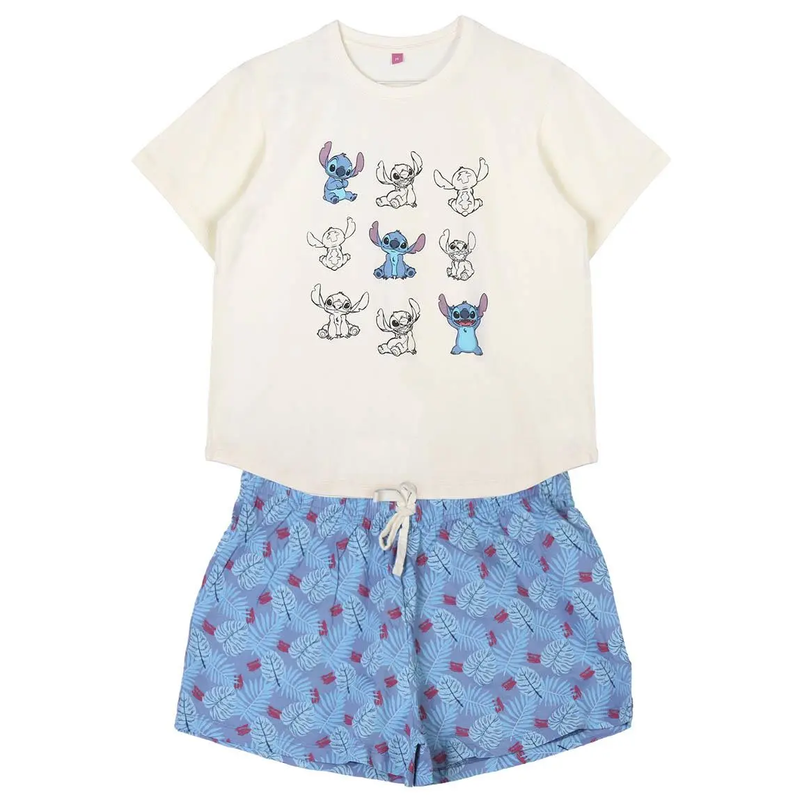 Stitch kurze erwachsene Damen Pyjama Produktfoto