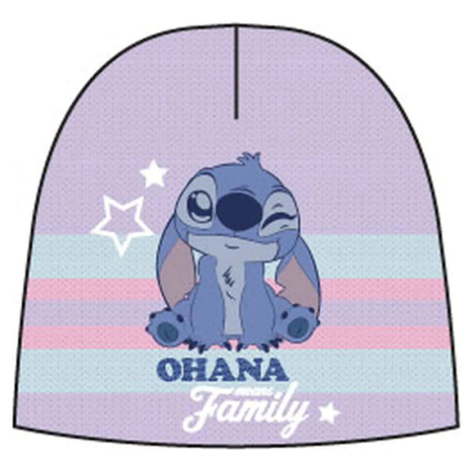 Stitch Ohana Lila Babymütze 48 cm Produktfoto