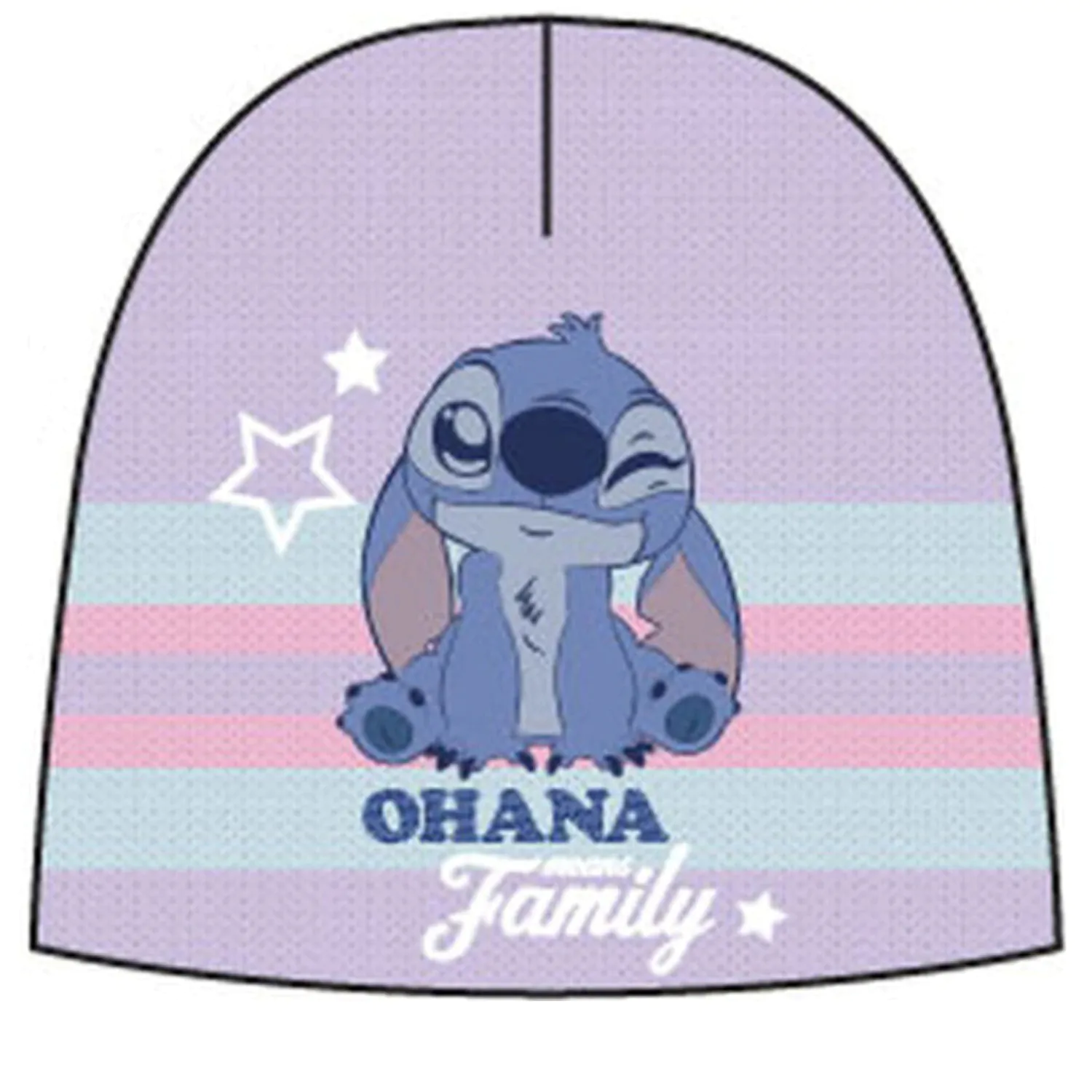 Stitch Ohana Lila Baby Hut 50 cm Produktfoto