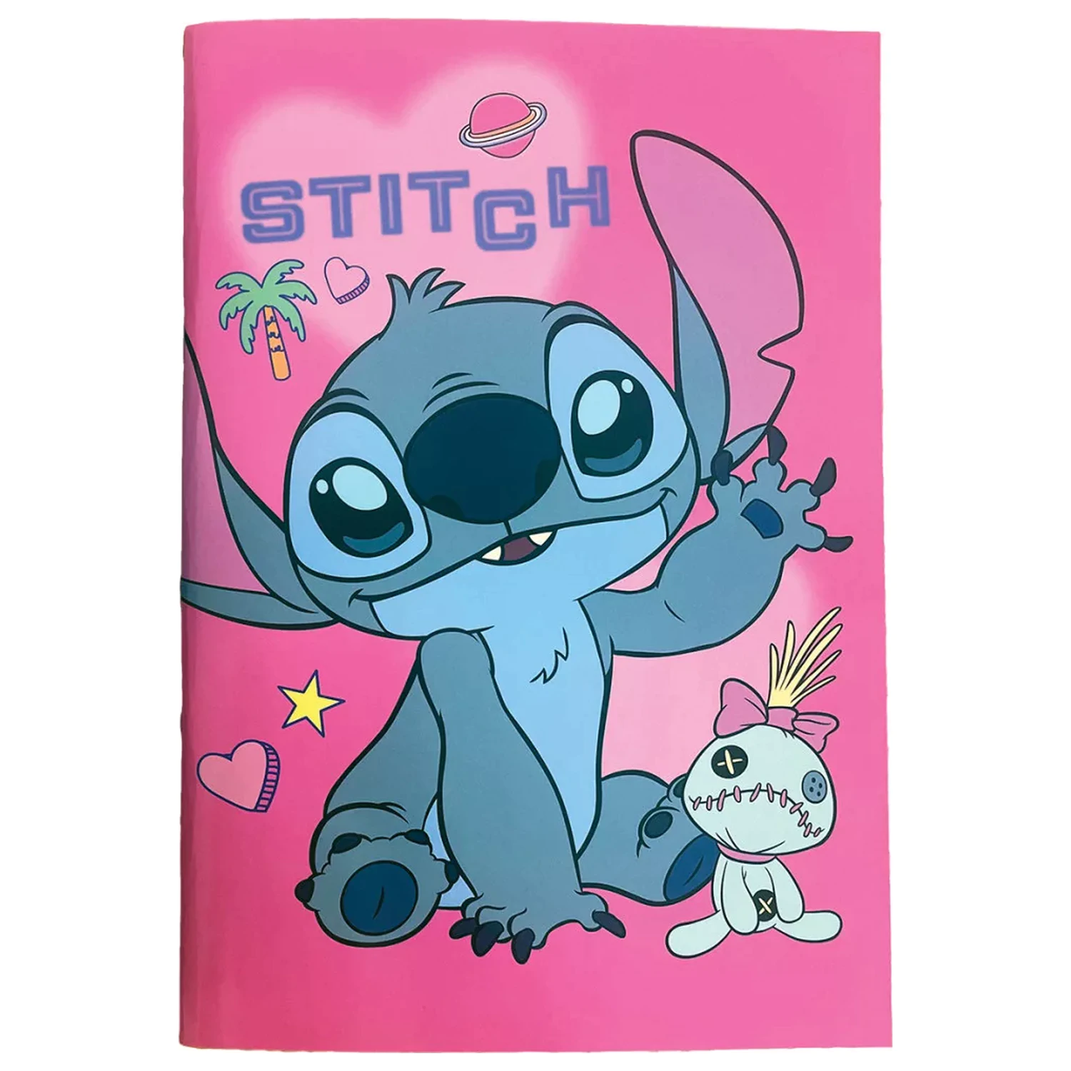 Stitch Palm B/5 liniertes Notizbuch 40 Seiten Produktfoto