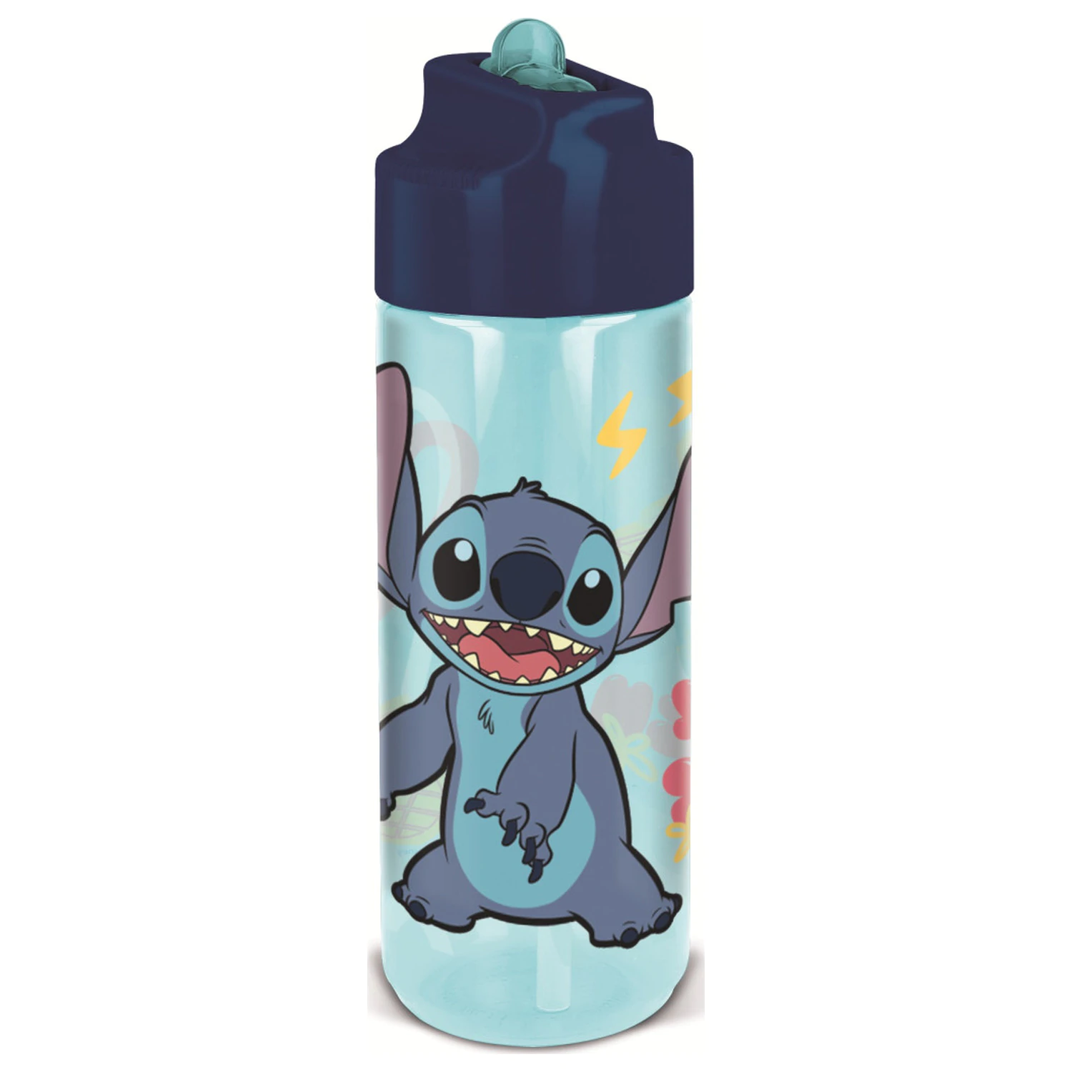 Stitch Palms Hydro Tritan Kunststoffflasche mit Strohhalm 540 ml Produktfoto