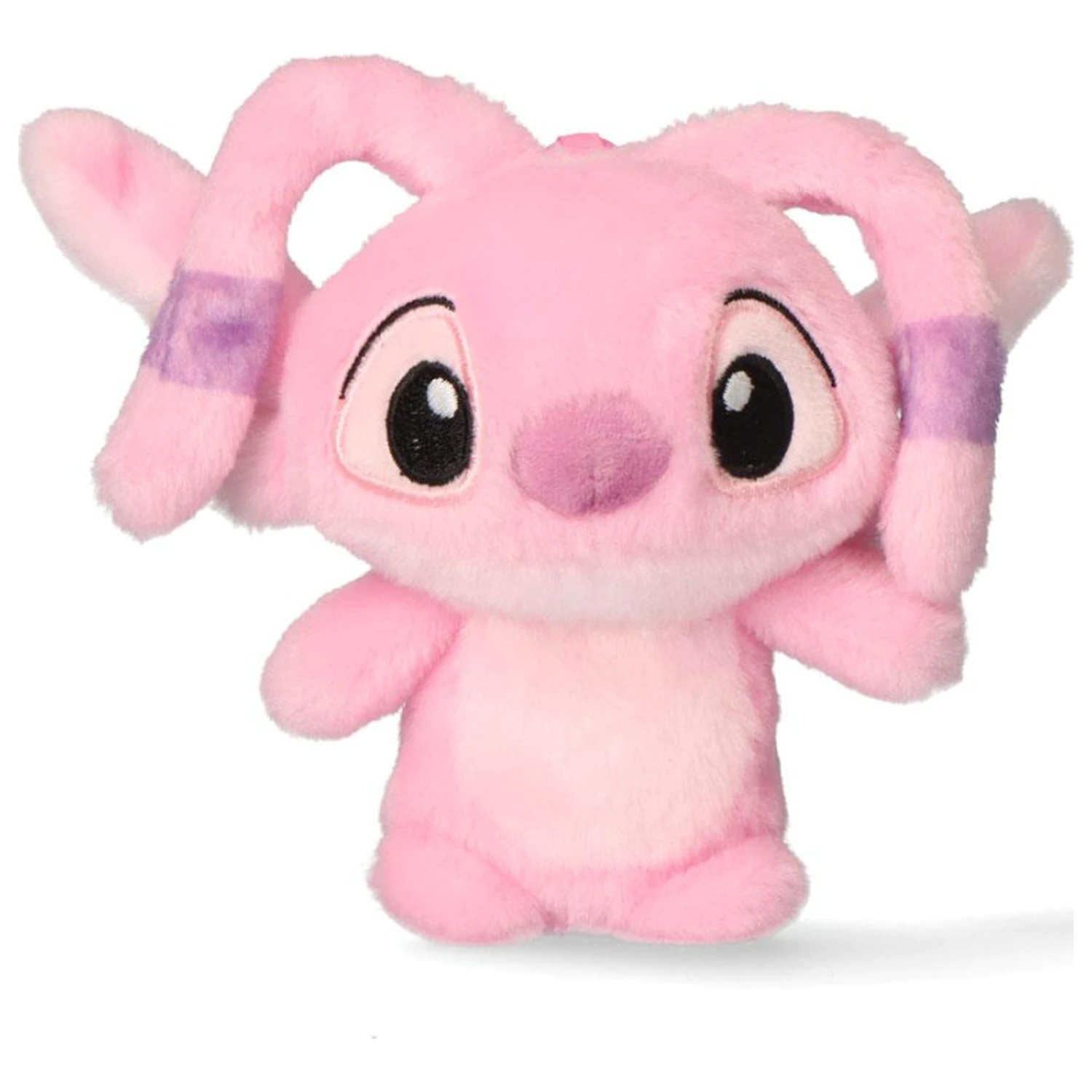 Stitch Pink 3D Plüschfigur mit Anhänger, Taschenanhänger 12 cm Produktfoto