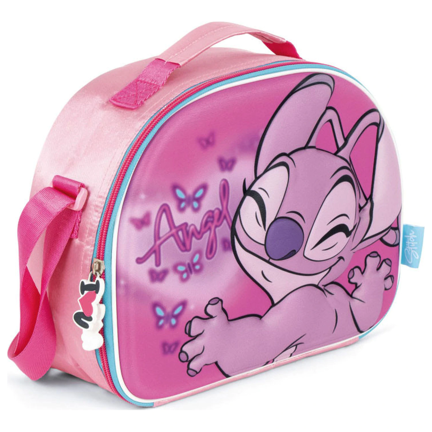 Stitch Pink Angel 3D Thermo-Lunchtasche 26 cm Produktfoto