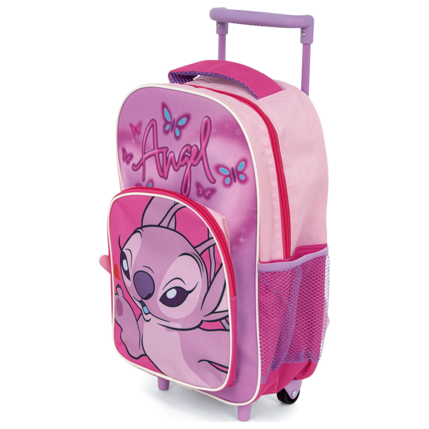 Stitch Pink Angel Rollrucksack Vorschulranzen, Tasche 36 cm Produktfoto