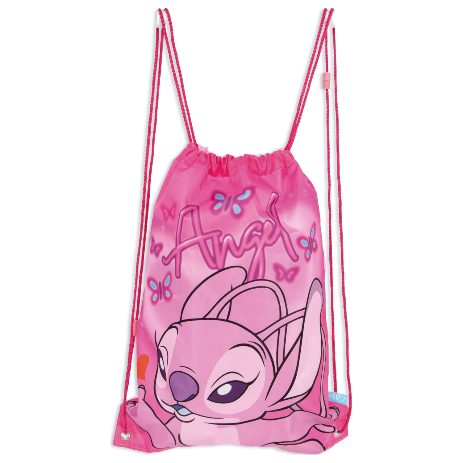 Stitch Pink Angel Sporttasche, Gymtasche 44 cm Produktfoto