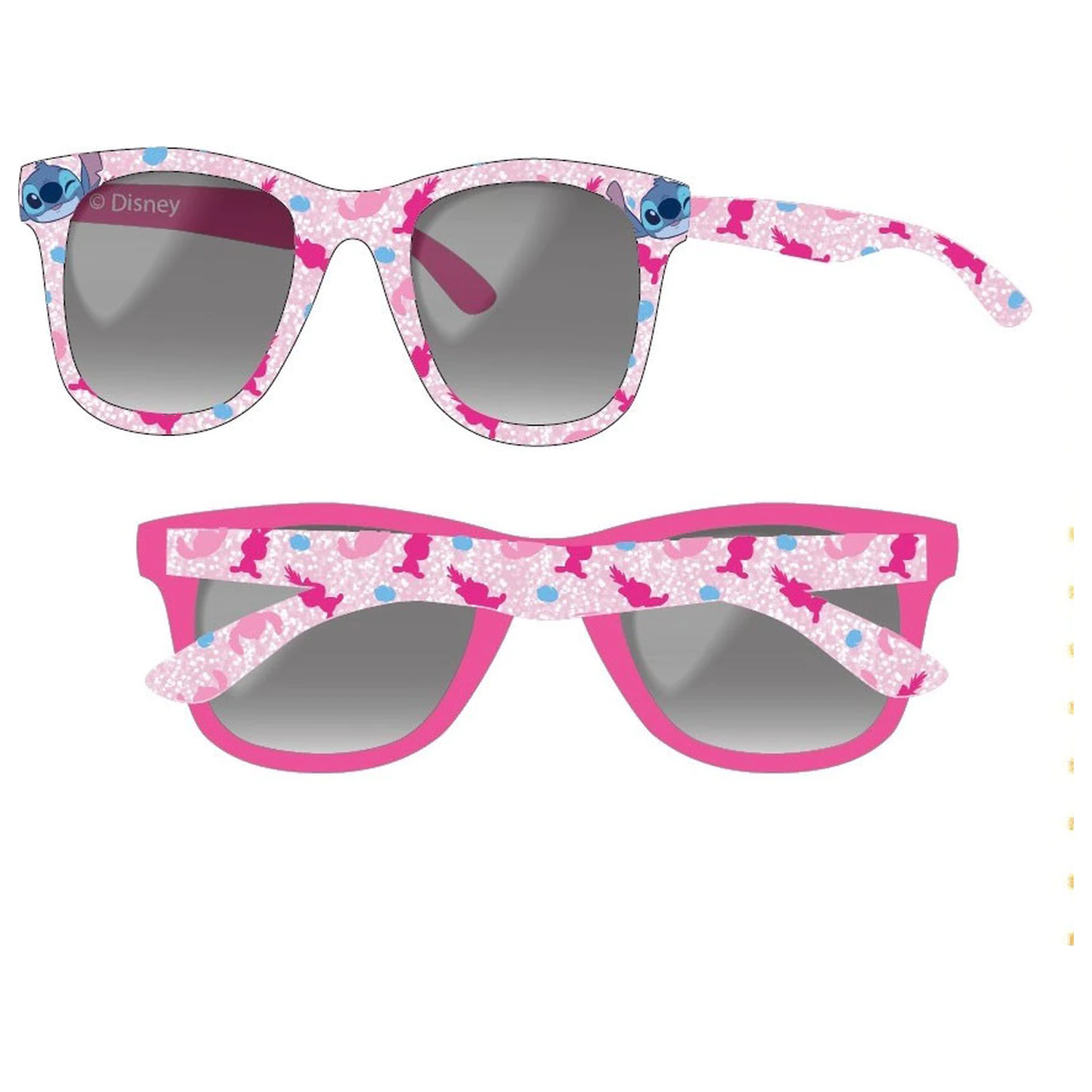 Stitch Pink Fun Sonnenbrillen und Baseballkappe Set Produktfoto