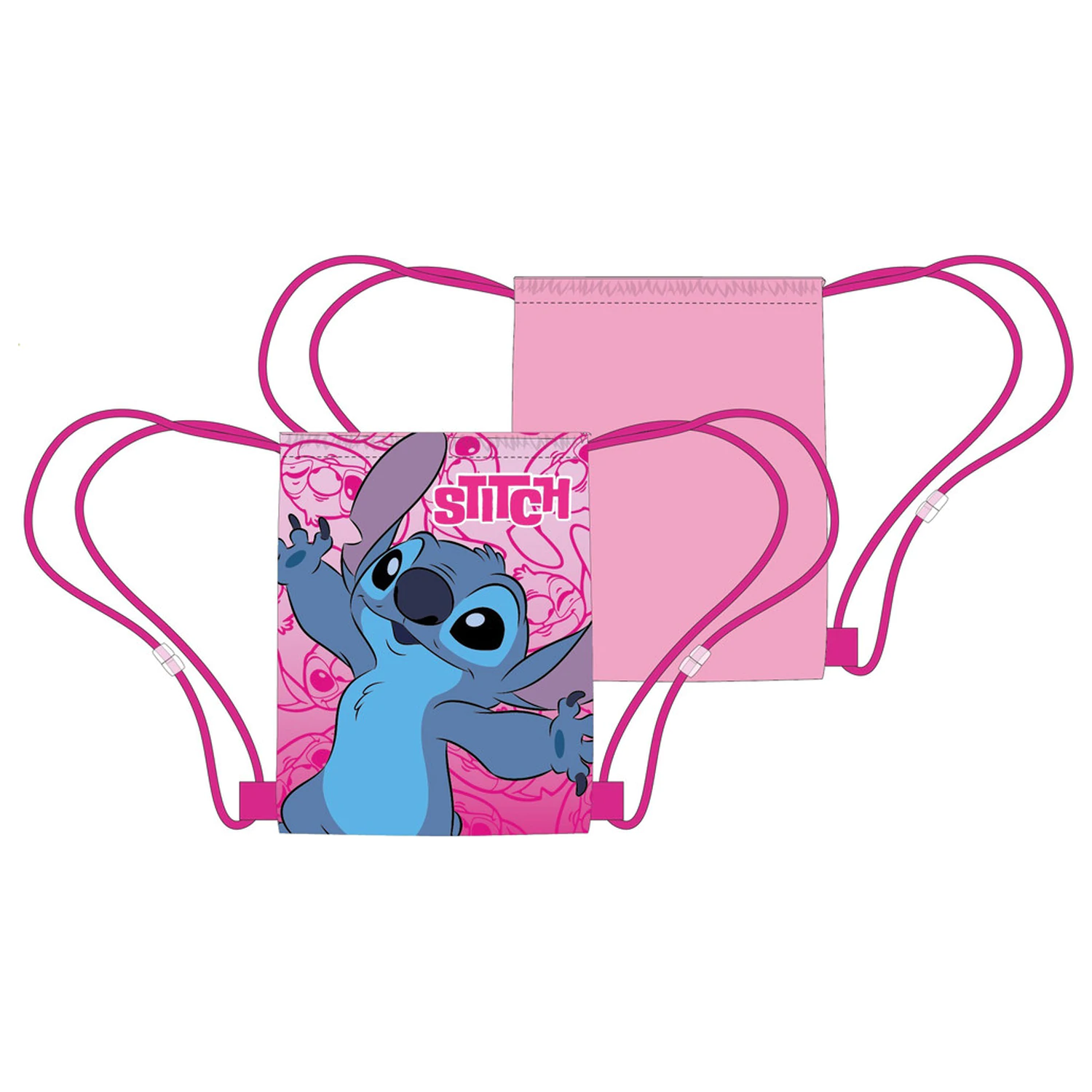 Stitch Pink Planet Sporttasche, Turnbeutel 40 cm Produktfoto