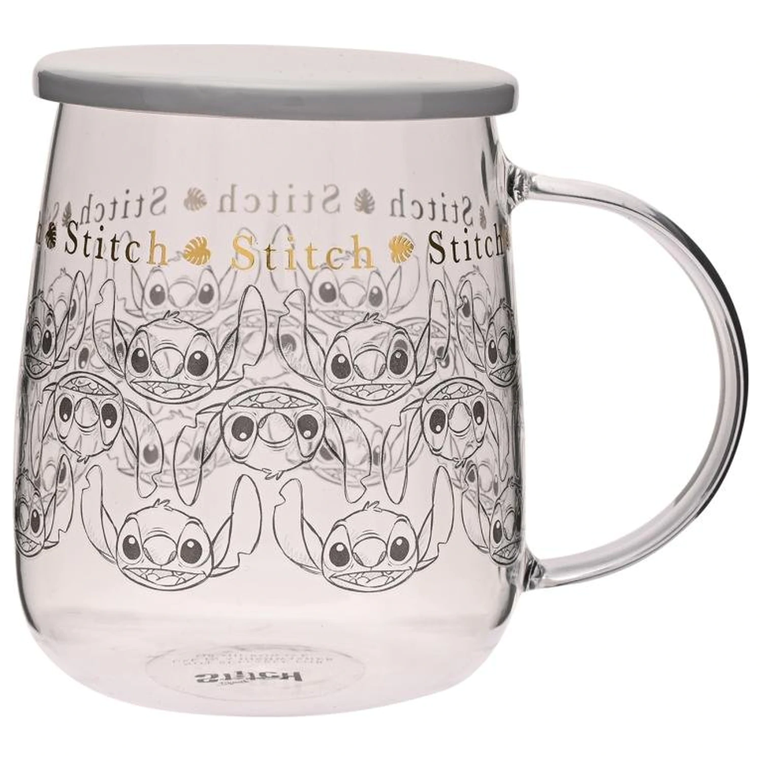 Stitch Glas Becher mit Deckel 532 ml Produktfoto