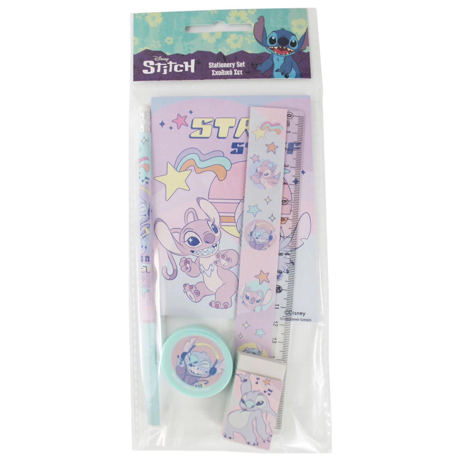 Stitch Star Stuff Schreibwaren-Set 5-teilig Produktfoto