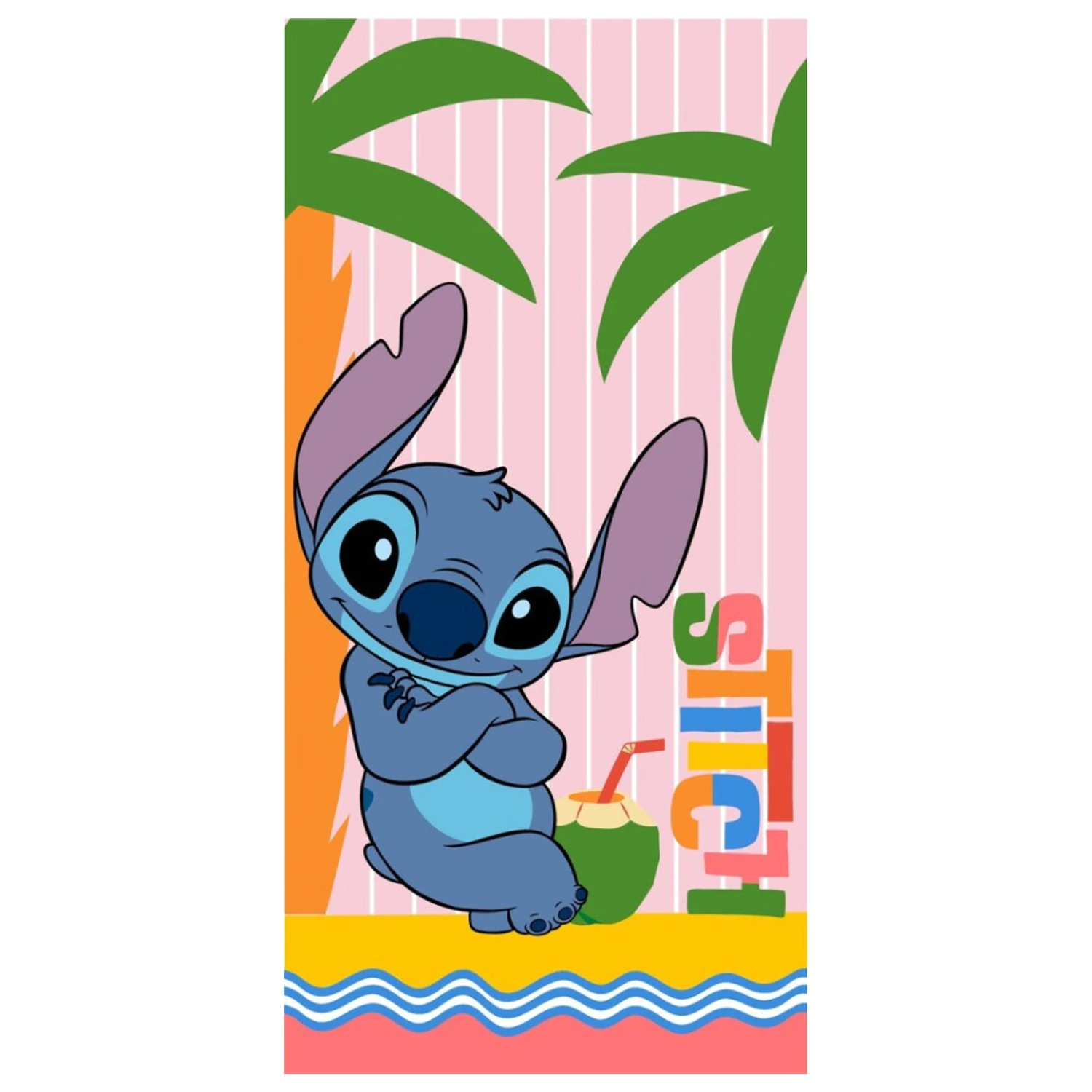 Stitch Summer Relax Handtuch 70x140cm Produktfoto