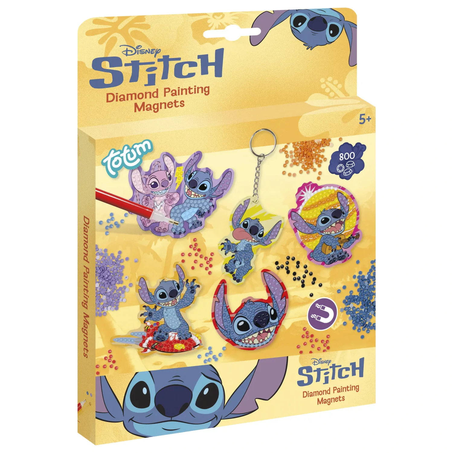 Lilo and Stitch Surf diamantenbesetztes magnetisches Set Produktfoto