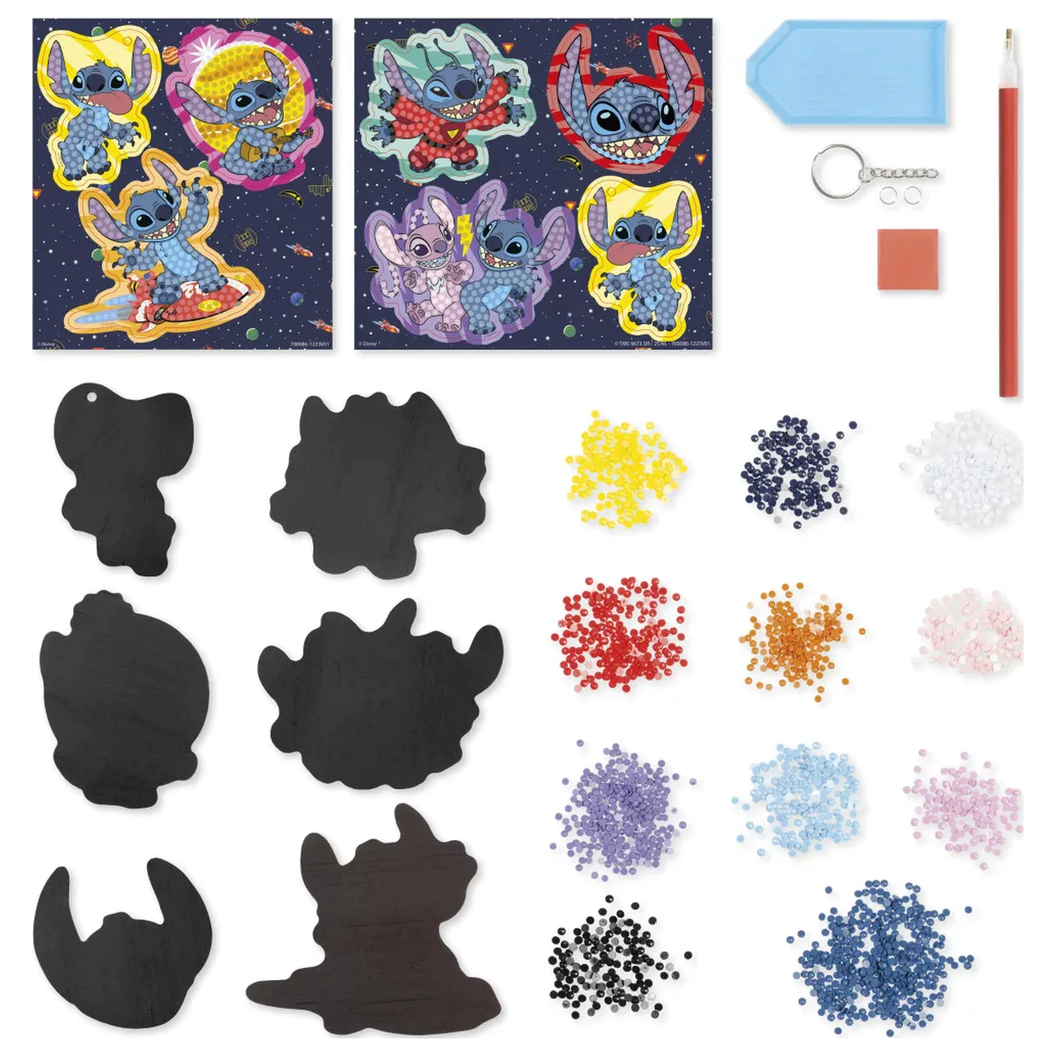 Lilo and Stitch Surf diamantenbesetztes magnetisches Set Produktfoto