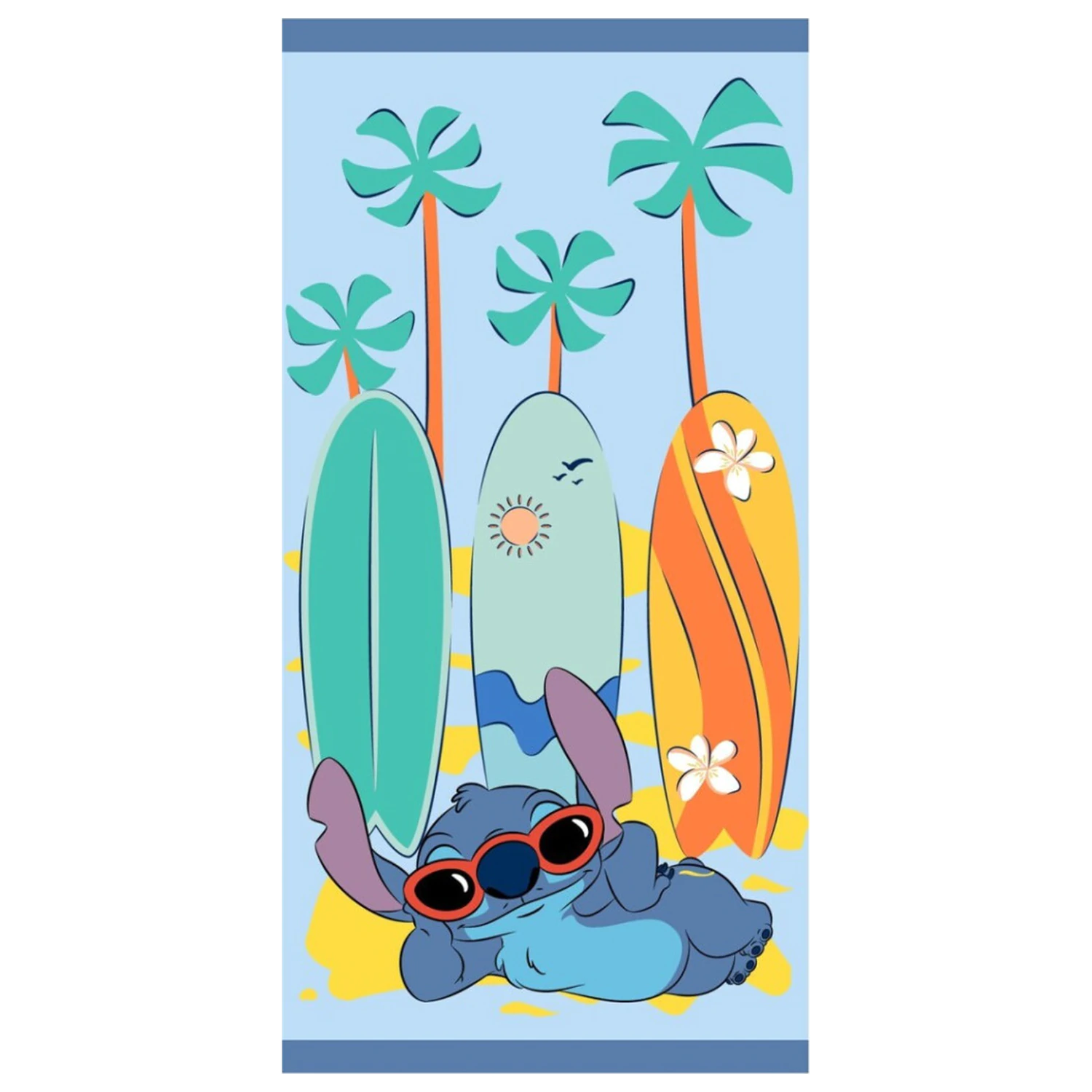 Lilo & Stitch Surf Paradise Handtuch 70x140cm Produktfoto