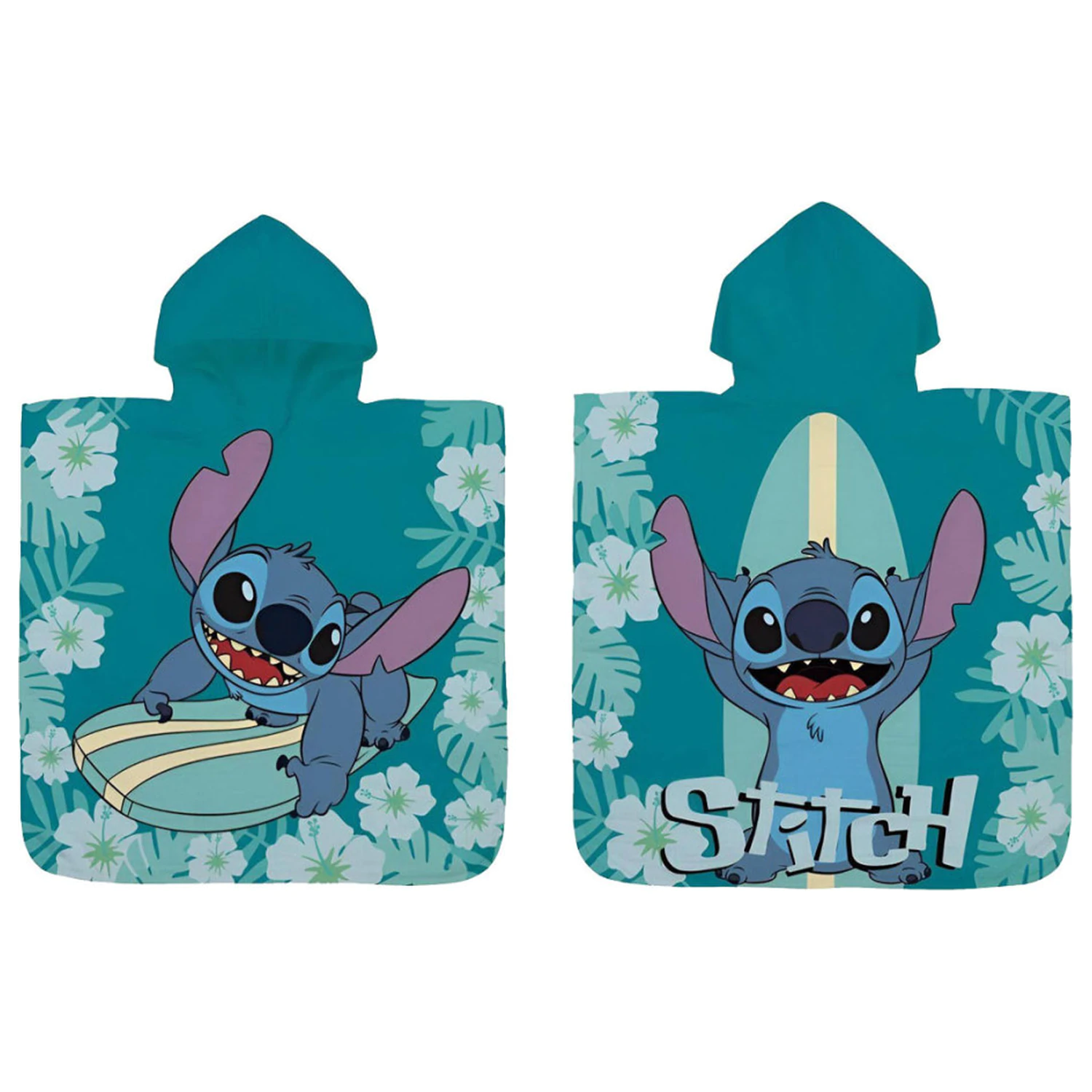 Stitch Surf Strandtuch Poncho Produktfoto