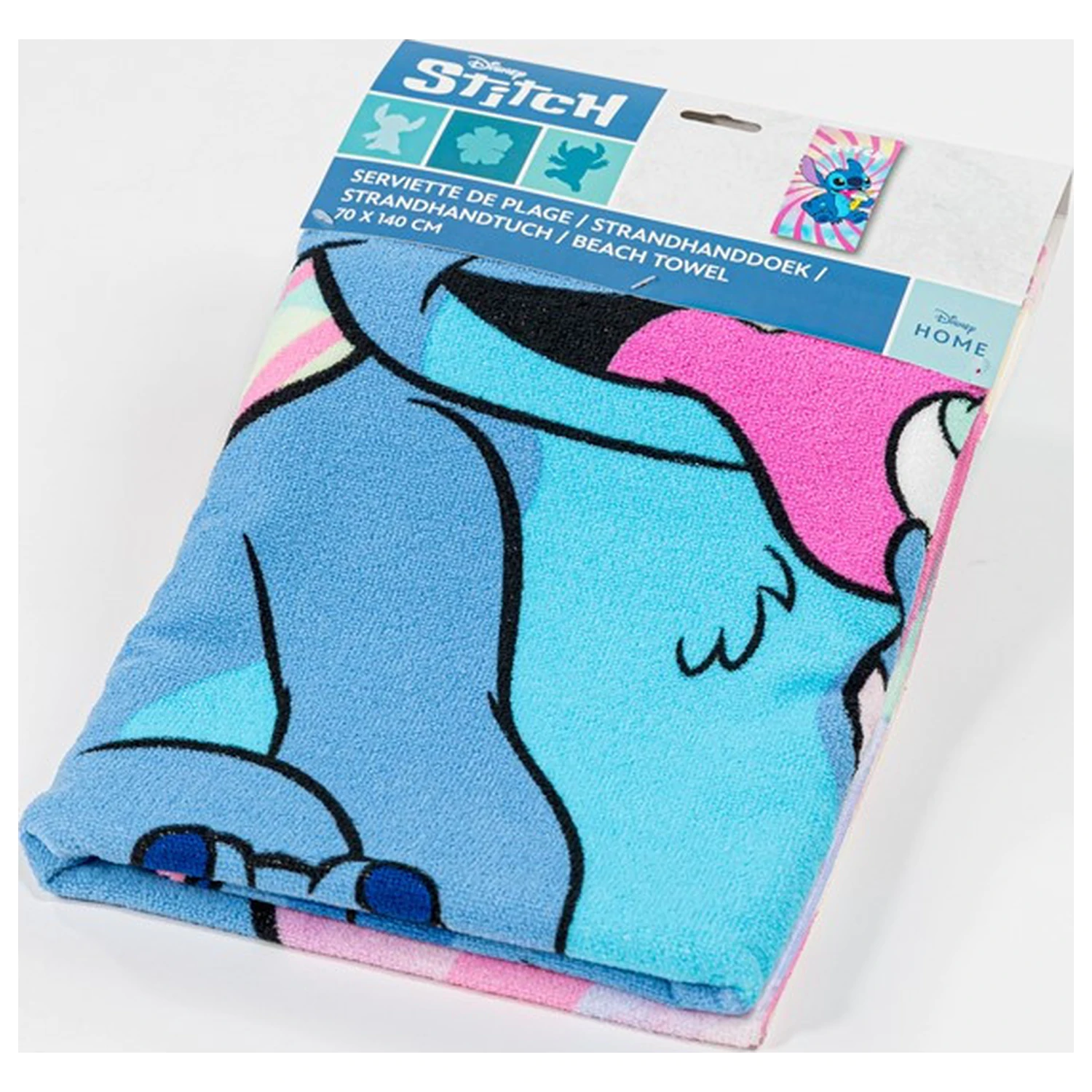 Stitch Tasty Day Out Handtuch 70x140cm Produktfoto