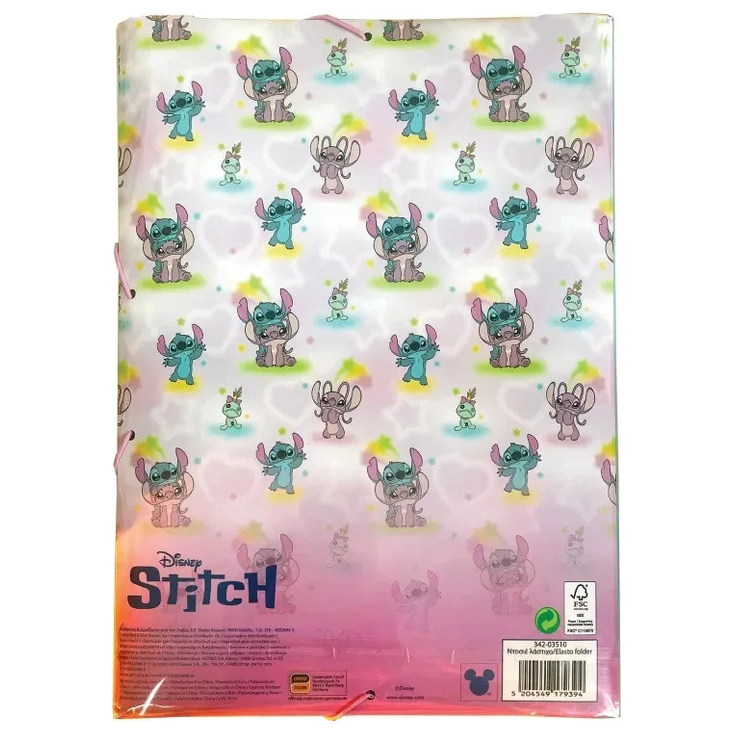 Stitch This World A/4 elastische Mappe Produktfoto