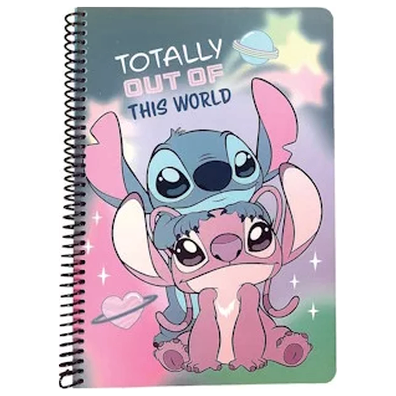 Stitch This World Cute B/5 liniertes Spiralheft 70 Seiten Produktfoto