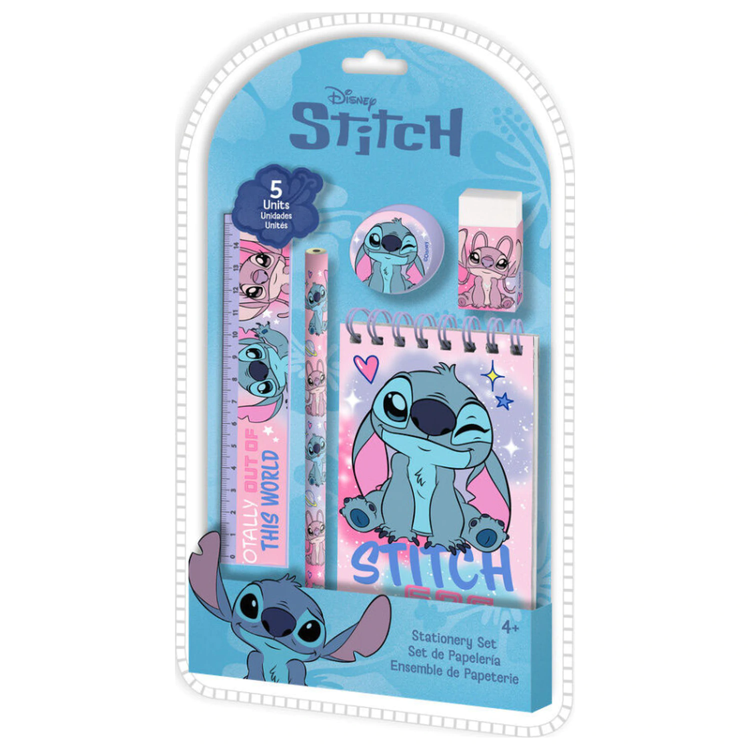 Stitch This World 5-teiliges Schreibwarenset Produktfoto