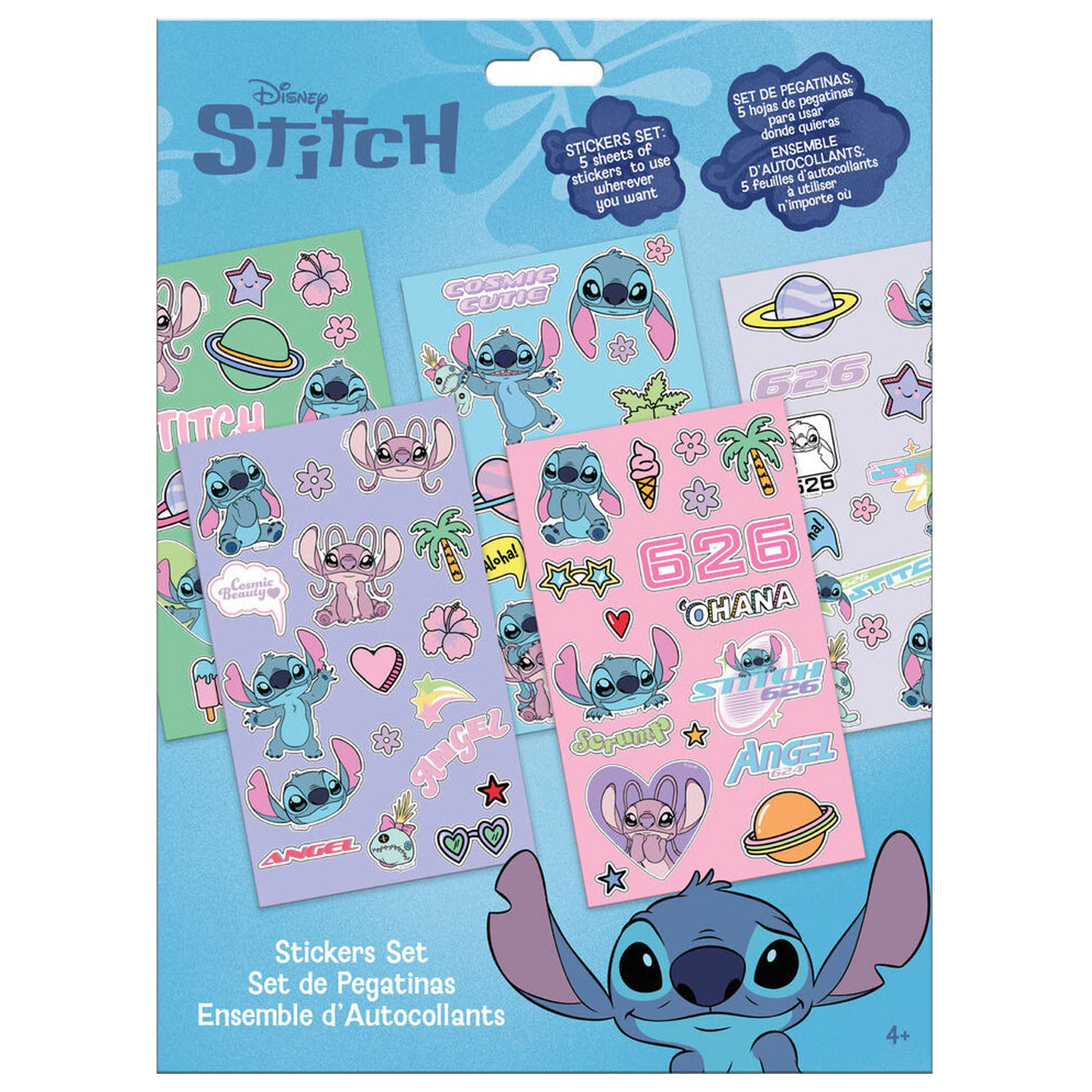 Stitch This World Aufkleber-Set, 5 Blatt Produktfoto