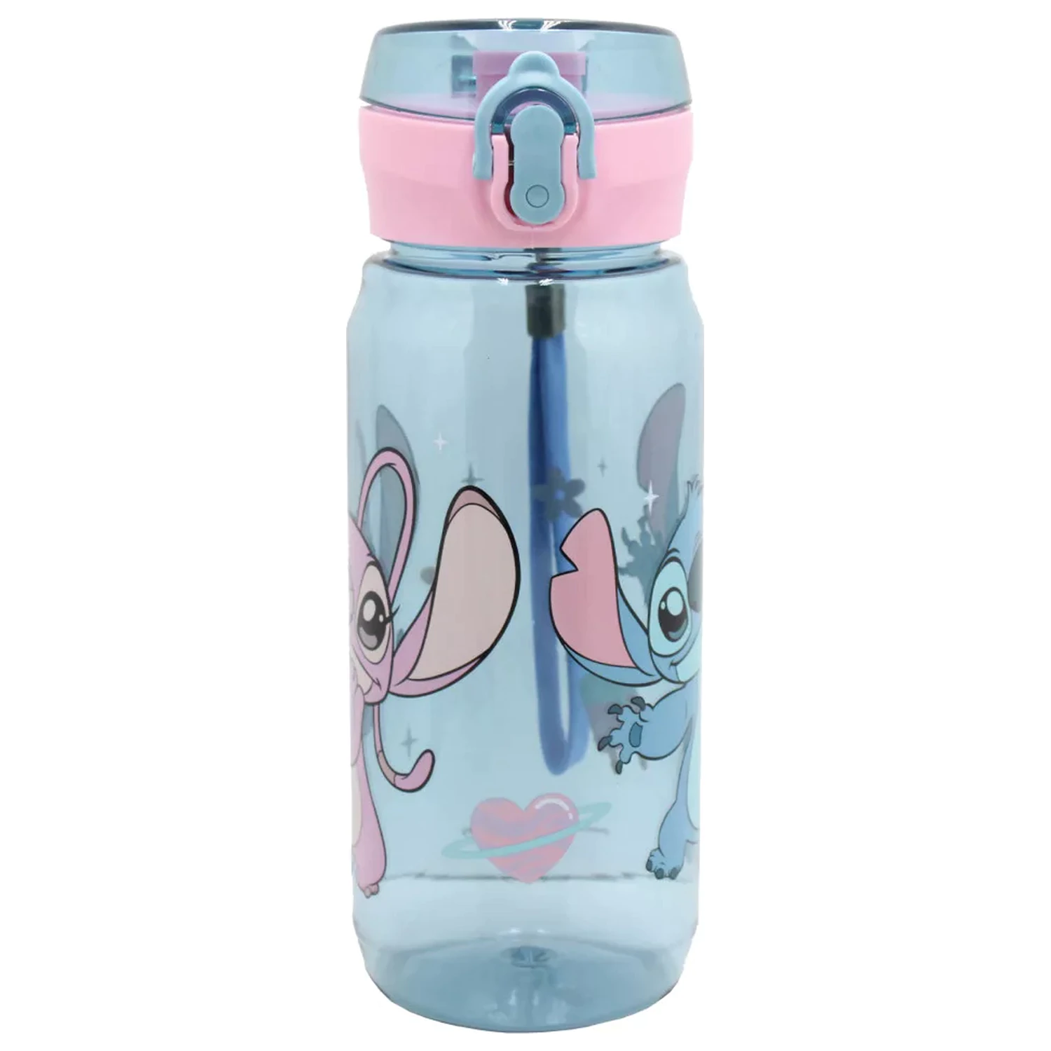 Stitch Universe Plastik-Wasserflasche mit Aufhänger 600 ml Produktfoto
