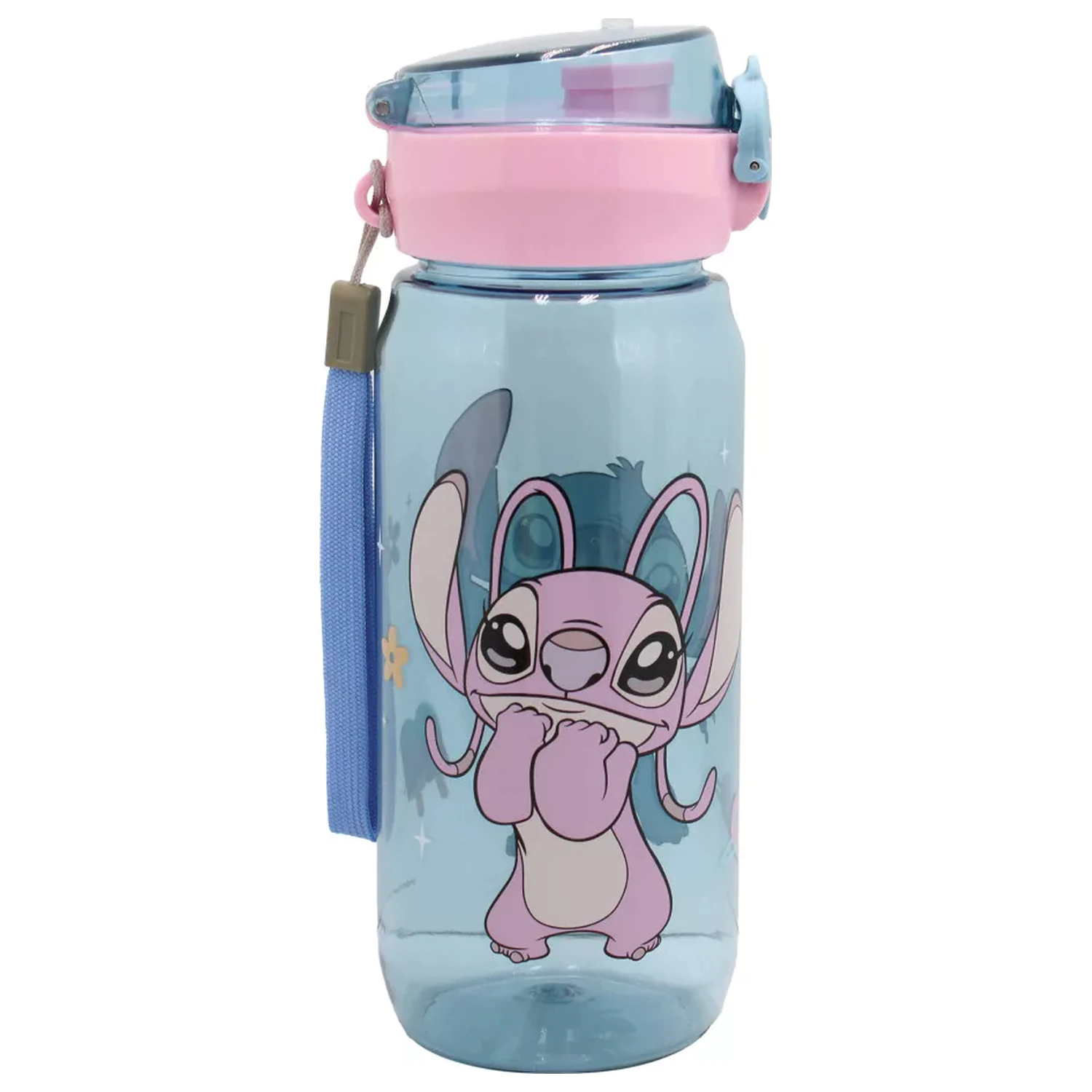 Stitch Universe Plastik-Wasserflasche mit Aufhänger 600 ml Produktfoto