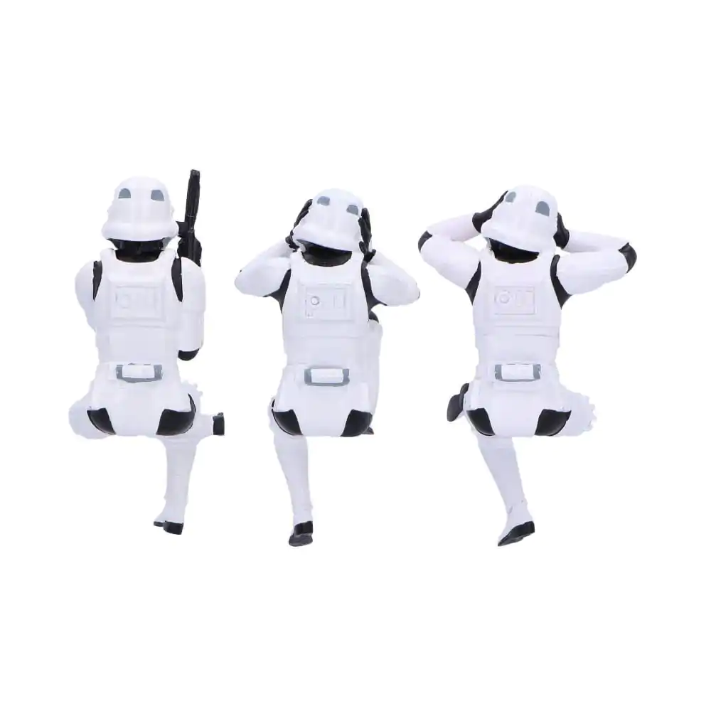 Stormtrooper Figuren Three Wise Sitting Stormtroopers 11 cm Produktfoto