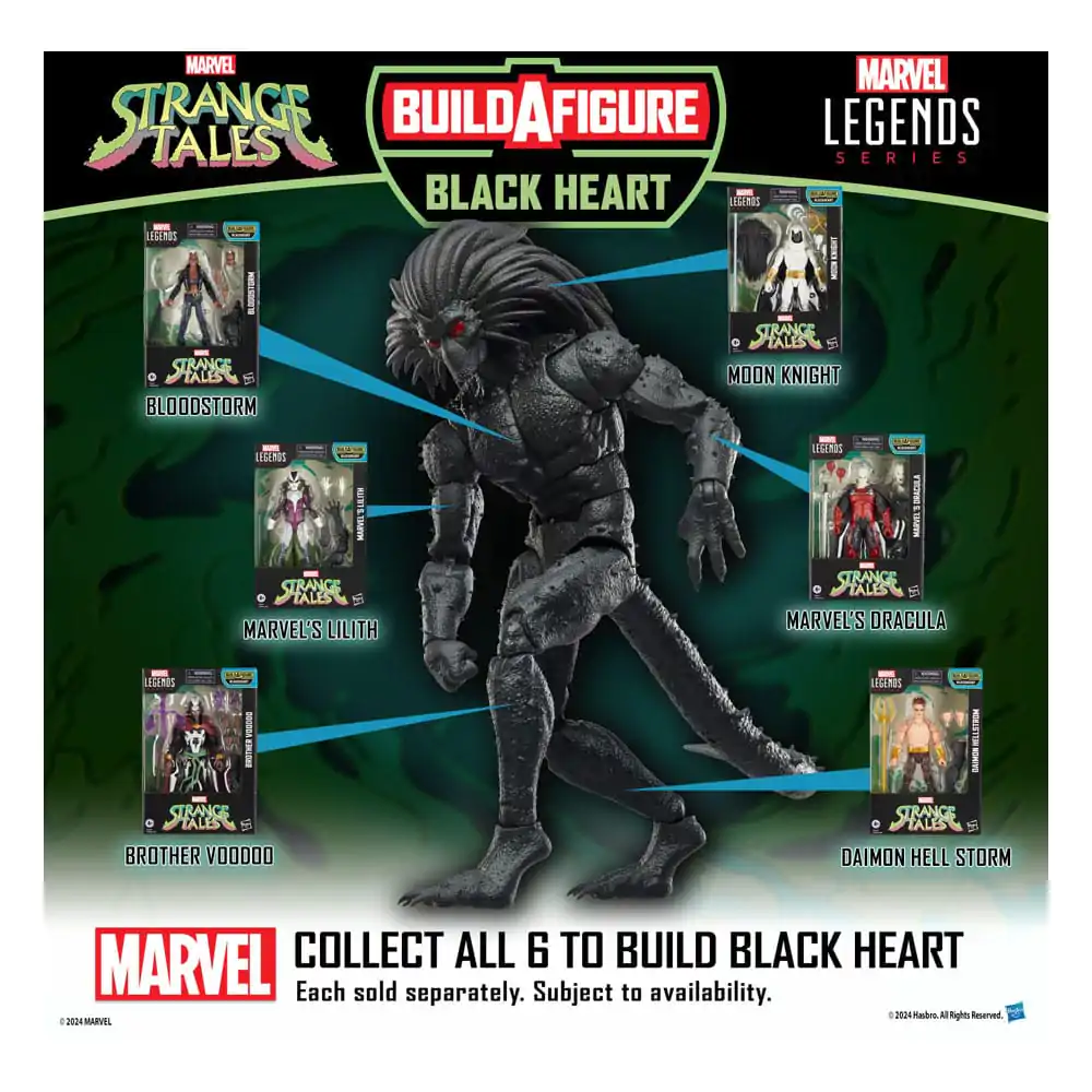 Strange Tales Marvel Legends Actionfigur Marvel's Dracula (BAF: Blackheart) 15 cm termékfotó