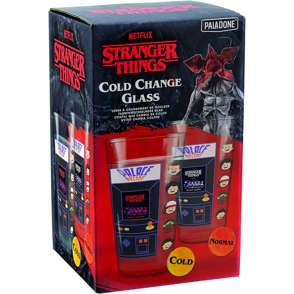 Stranger Thing Palace Arcade Machine Glas mit Thermoeffekt  450ml termékfotó