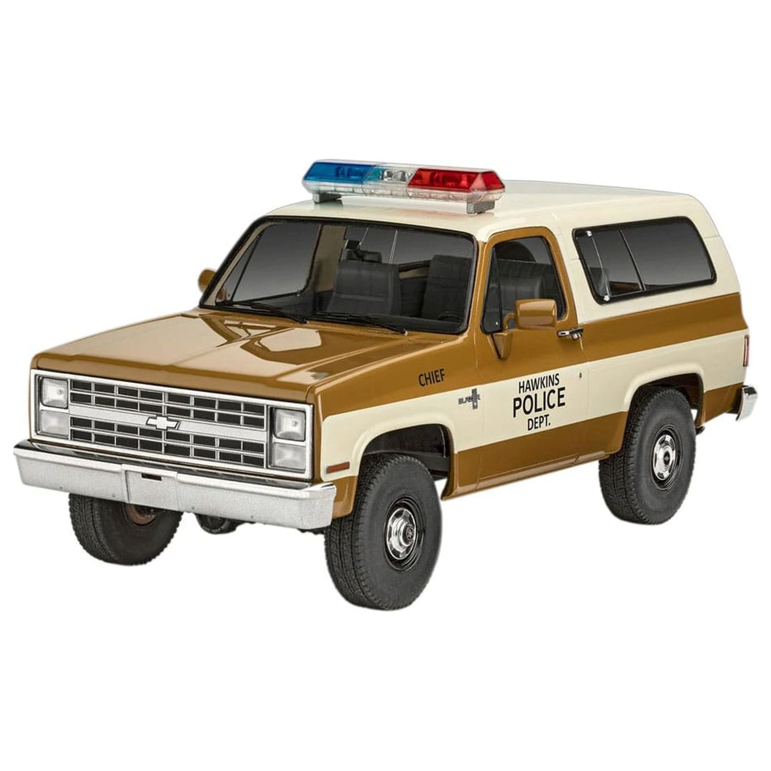 Stranger Things Modellbausatz 1/25 1985 Chevrolet K5 Blazer 19 cm Produktfoto