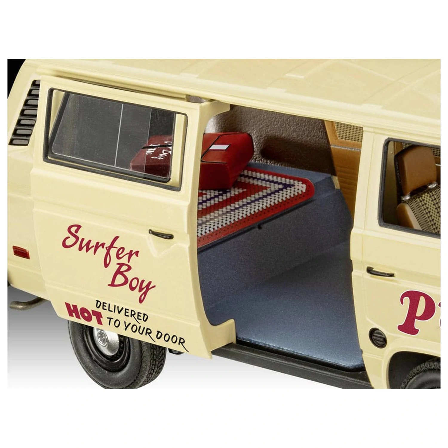 Stranger Things Modellbausatz 1/25 VW T3 Bus Surfer Boy 19 cm Produktfoto