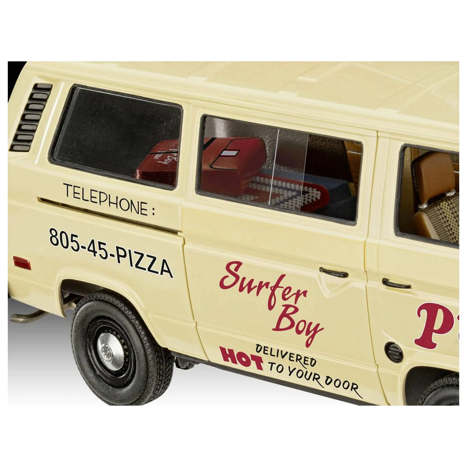 Stranger Things Modellbausatz 1/25 VW T3 Bus Surfer Boy 19 cm Produktfoto