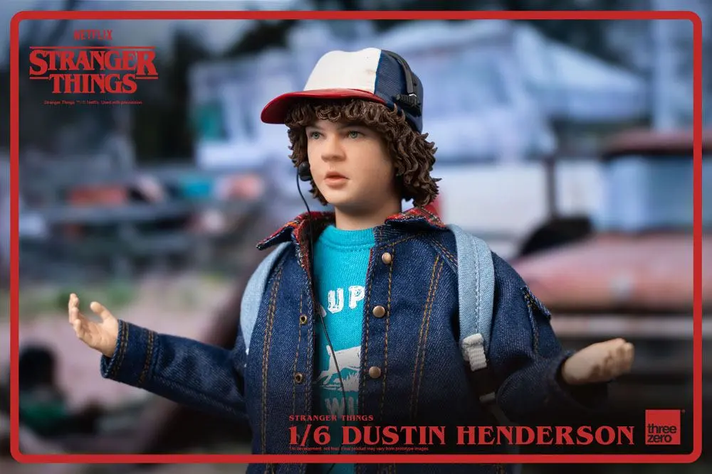 Stranger Things Action Figur 1/6 Dustin Henderson 23 cm Produktfoto