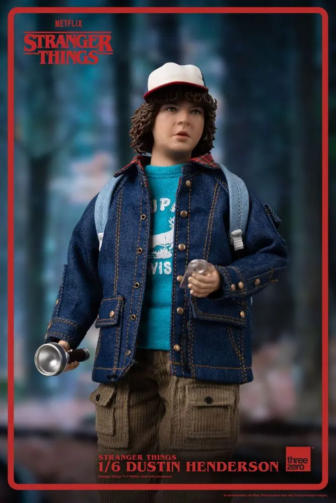 Stranger Things Action Figur 1/6 Dustin Henderson 23 cm Produktfoto