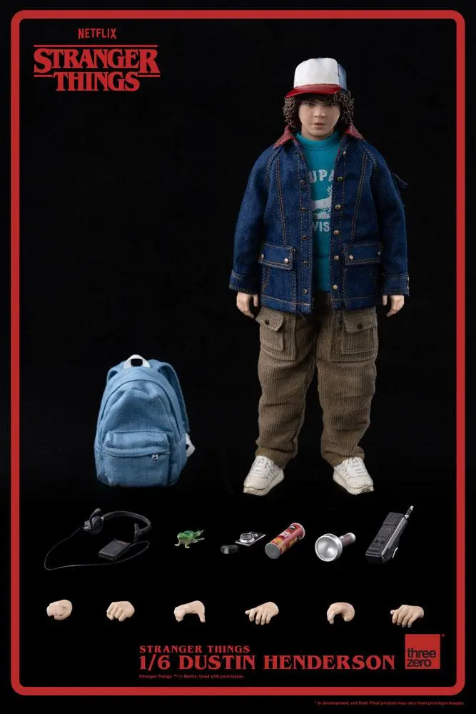 Stranger Things Action Figur 1/6 Dustin Henderson 23 cm Produktfoto