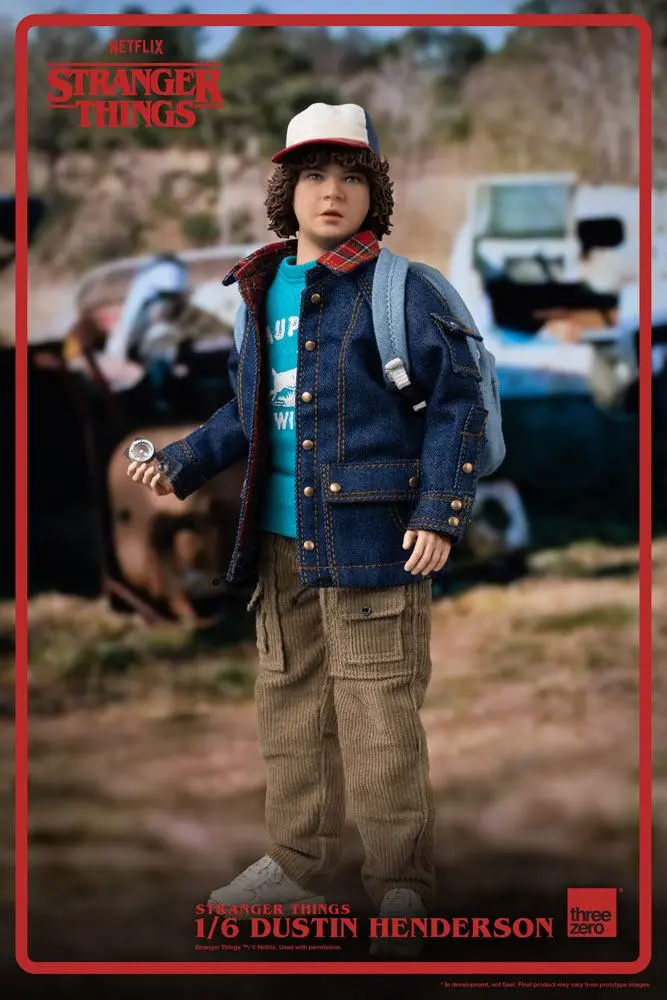 Stranger Things Action Figur 1/6 Dustin Henderson 23 cm Produktfoto